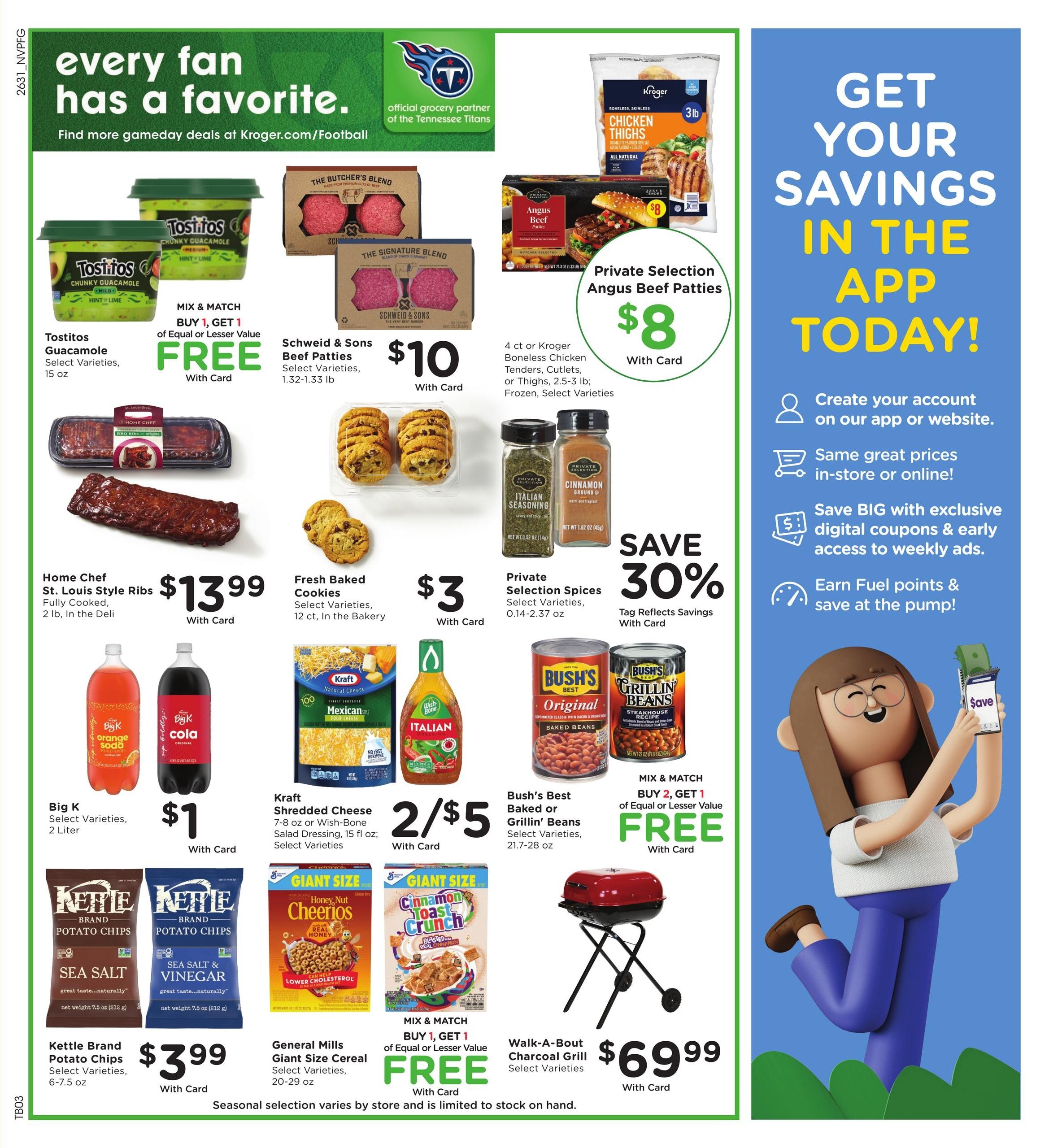 Kroger (Bryson City Area, NC) Weekly Ad September 2 - 8, 2026