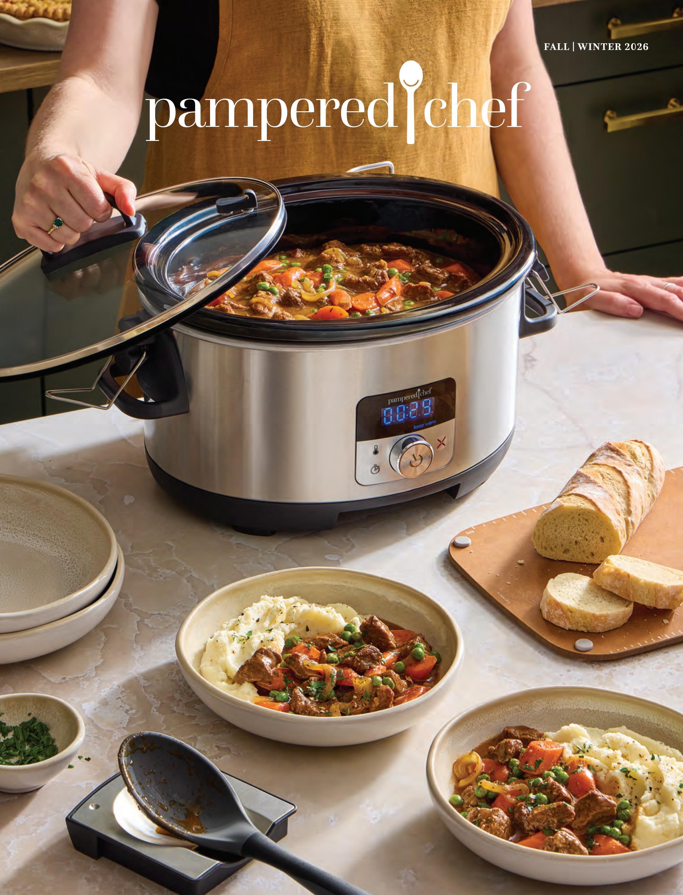 Pampered Chef Fall/Winter 2026 Catalog Weekly Ad September 1, 2026 - February 28, 2027