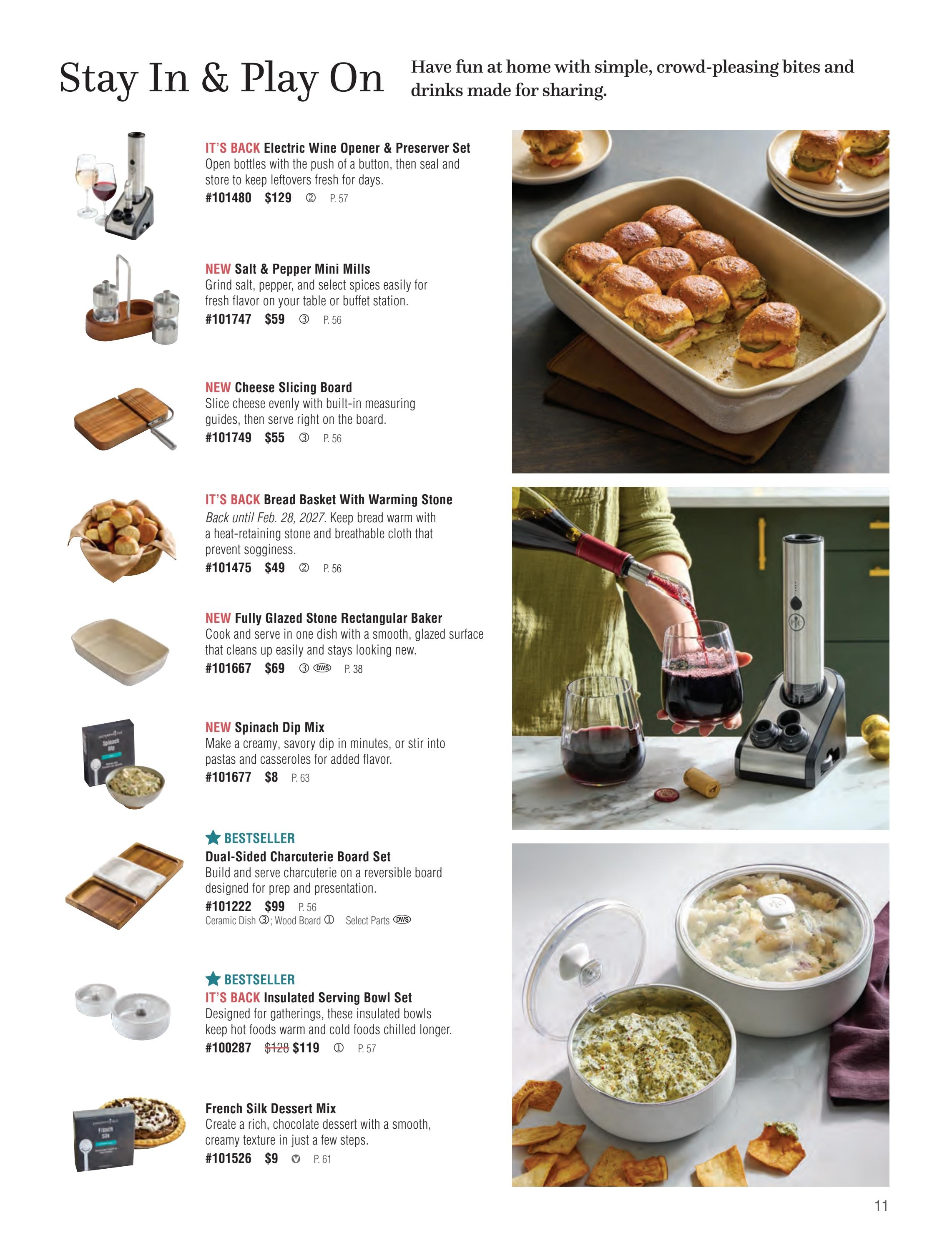 Pampered Chef Fall/Winter 2026 Catalog Weekly Ad September 1, 2026 - February 28, 2027