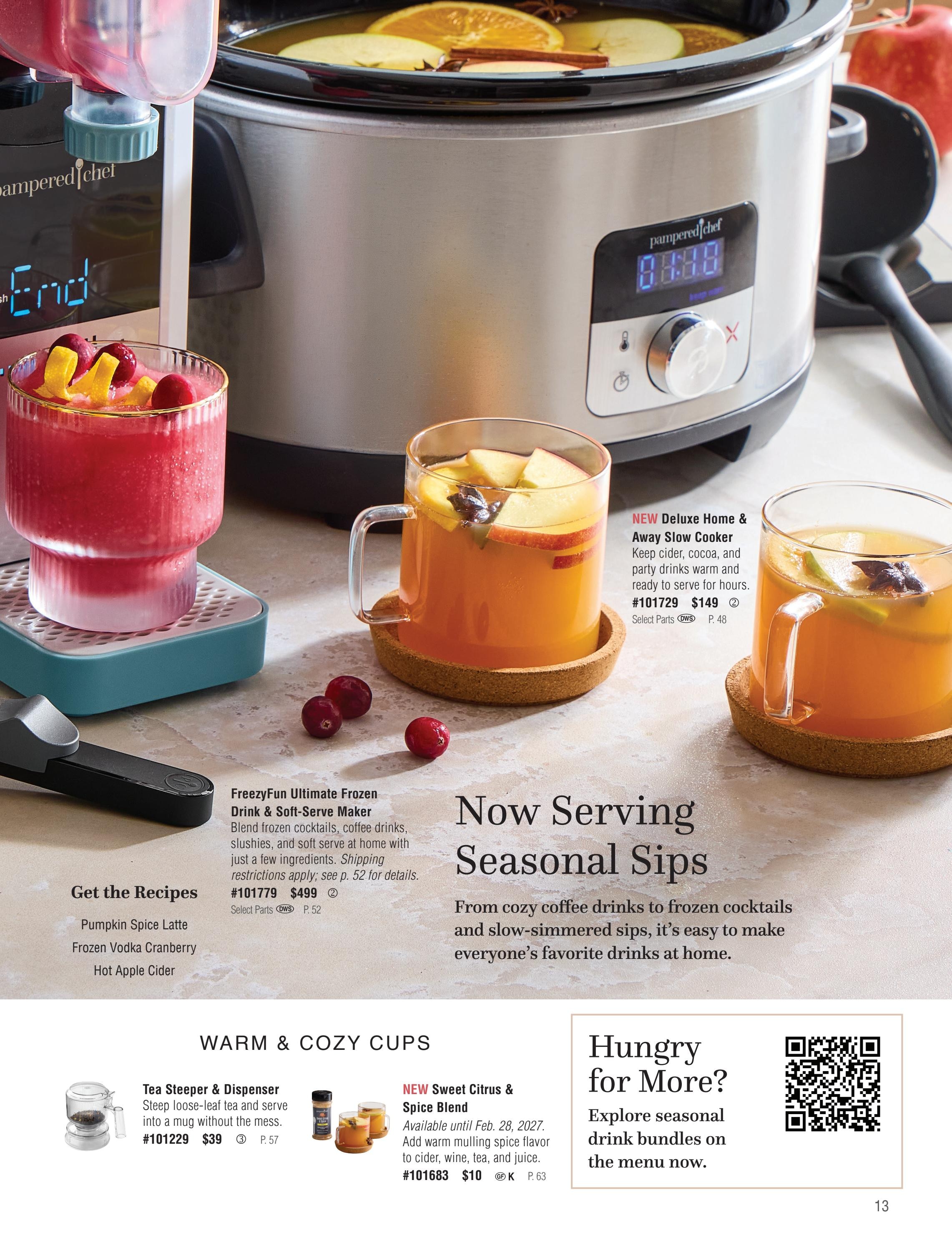 Pampered Chef Fall/Winter 2026 Catalog Weekly Ad September 1, 2026 - February 28, 2027