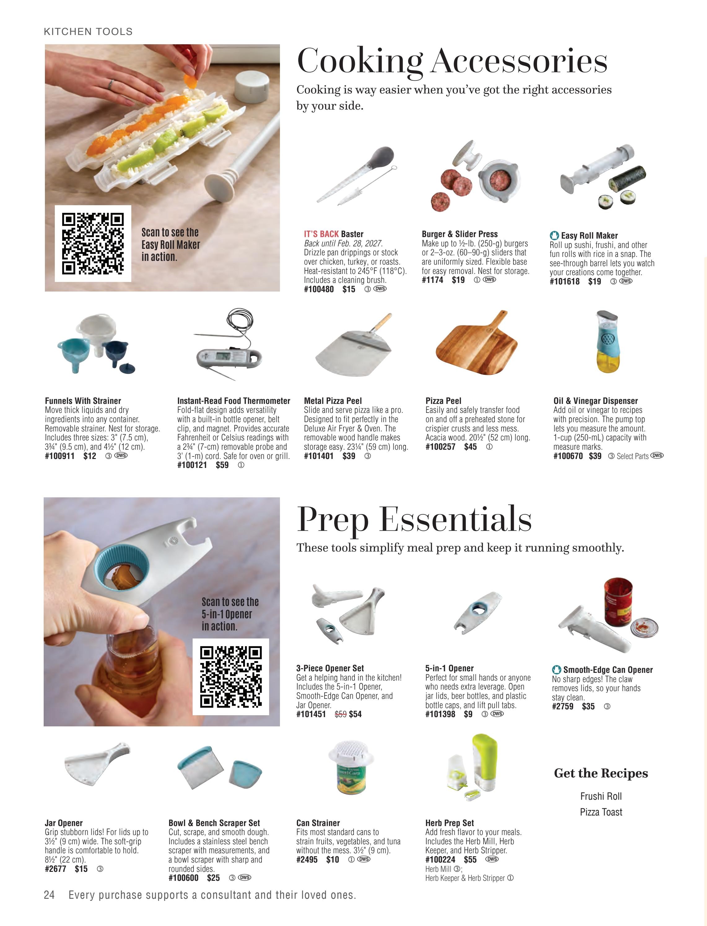 Pampered Chef Fall/Winter 2026 Catalog Weekly Ad September 1, 2026 - February 28, 2027