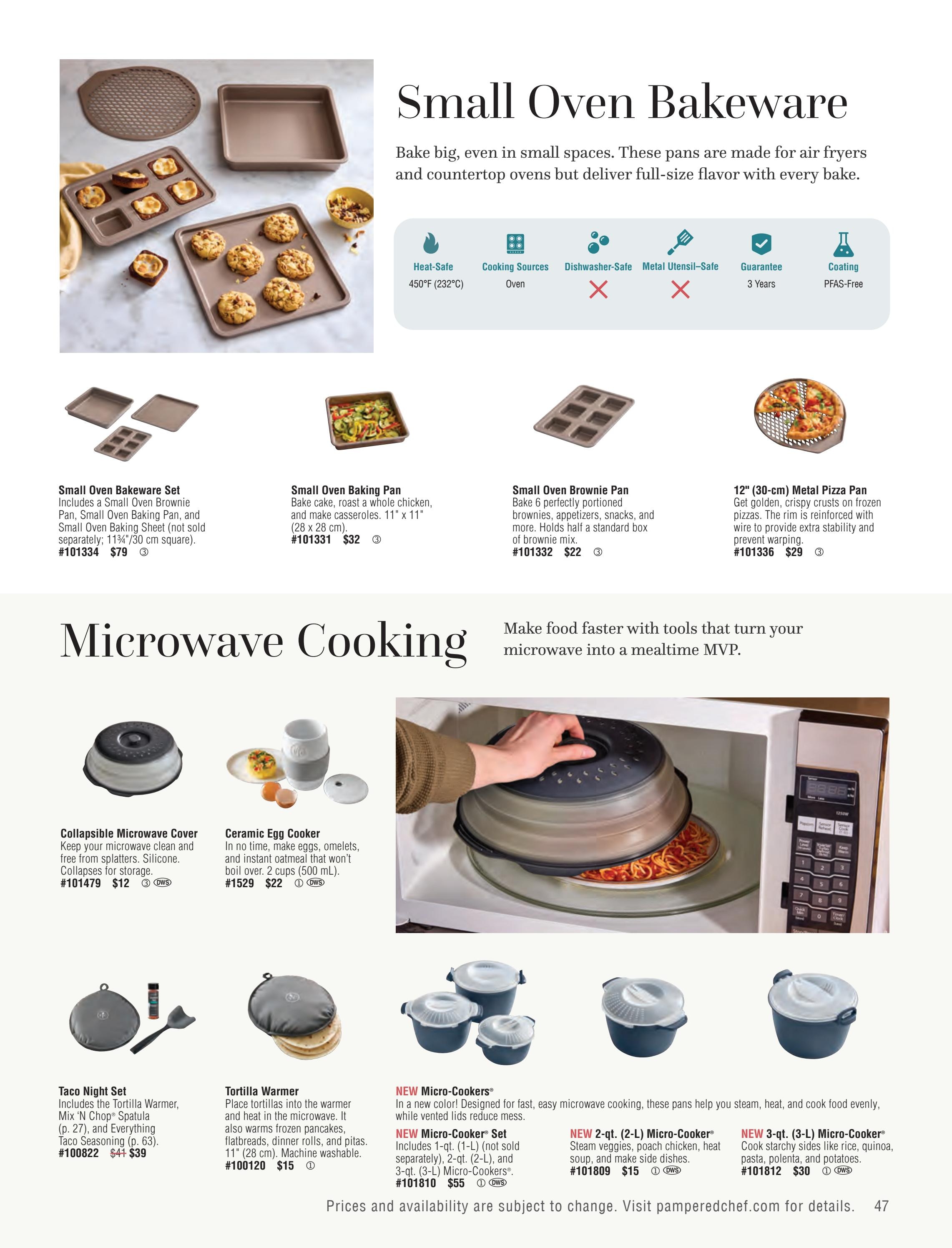 Pampered Chef Fall/Winter 2026 Catalog Weekly Ad September 1, 2026 - February 28, 2027