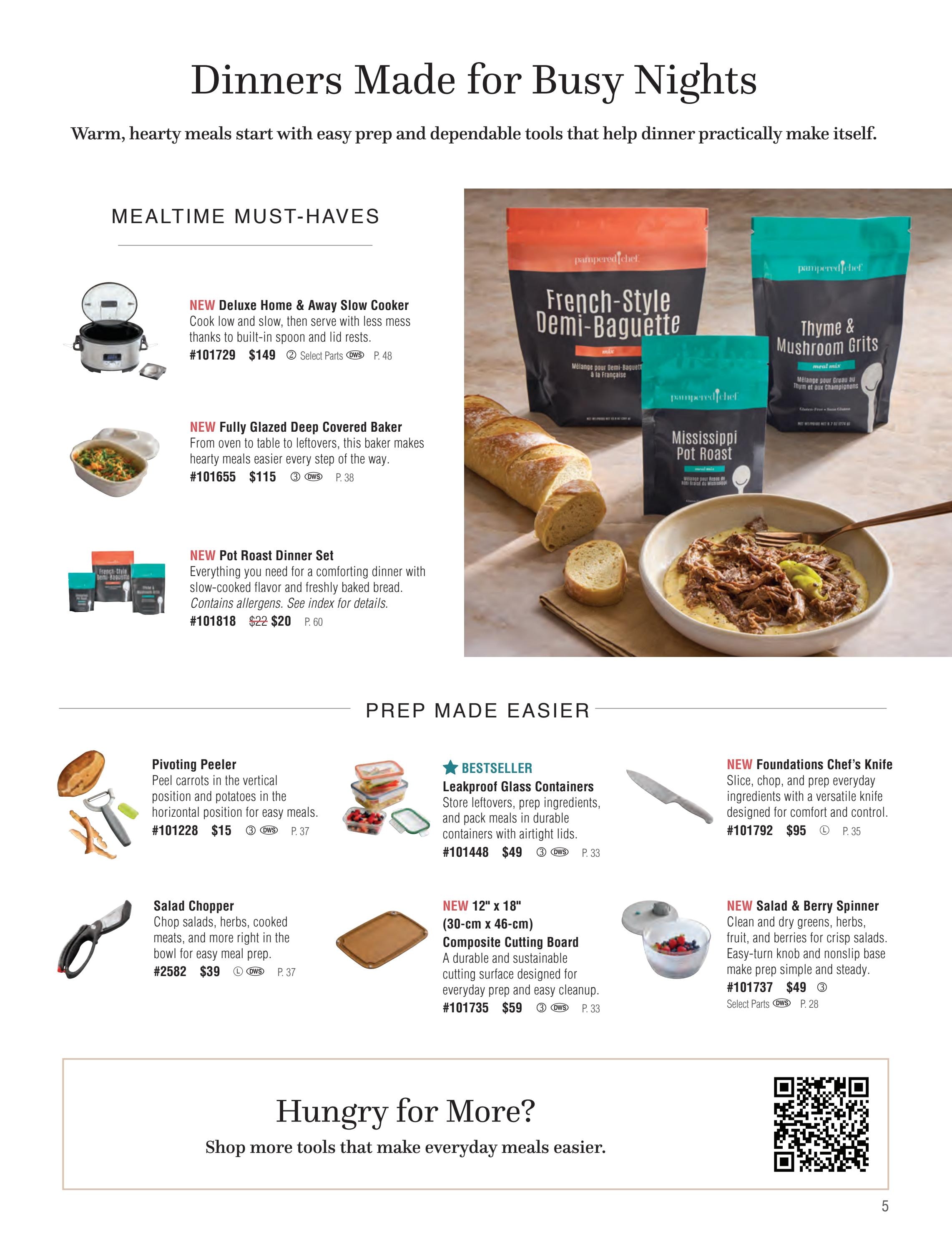 Pampered Chef Fall/Winter 2026 Catalog Weekly Ad September 1, 2026 - February 28, 2027
