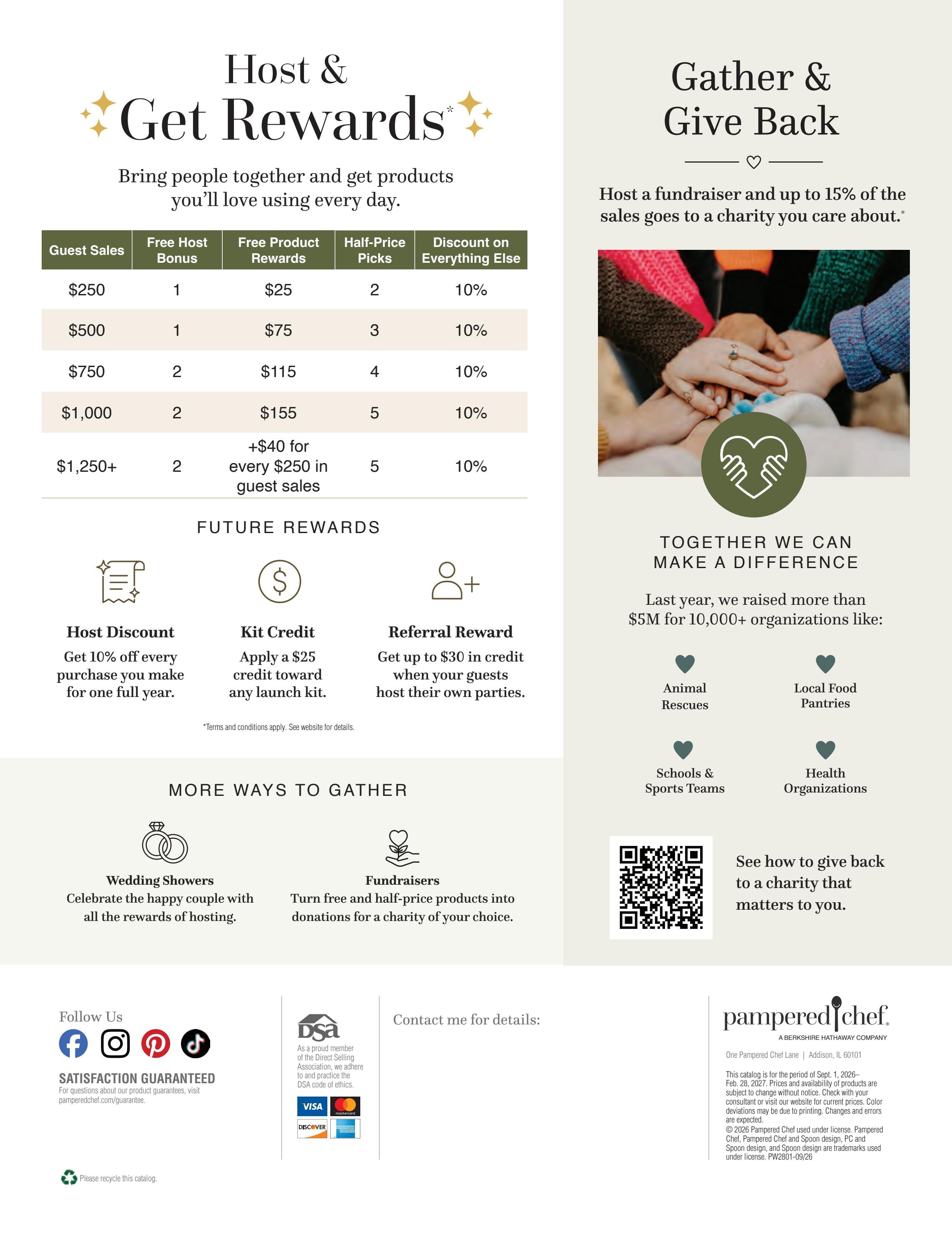 Pampered Chef Fall/Winter 2026 Catalog Weekly Ad September 1, 2026 - February 28, 2027
