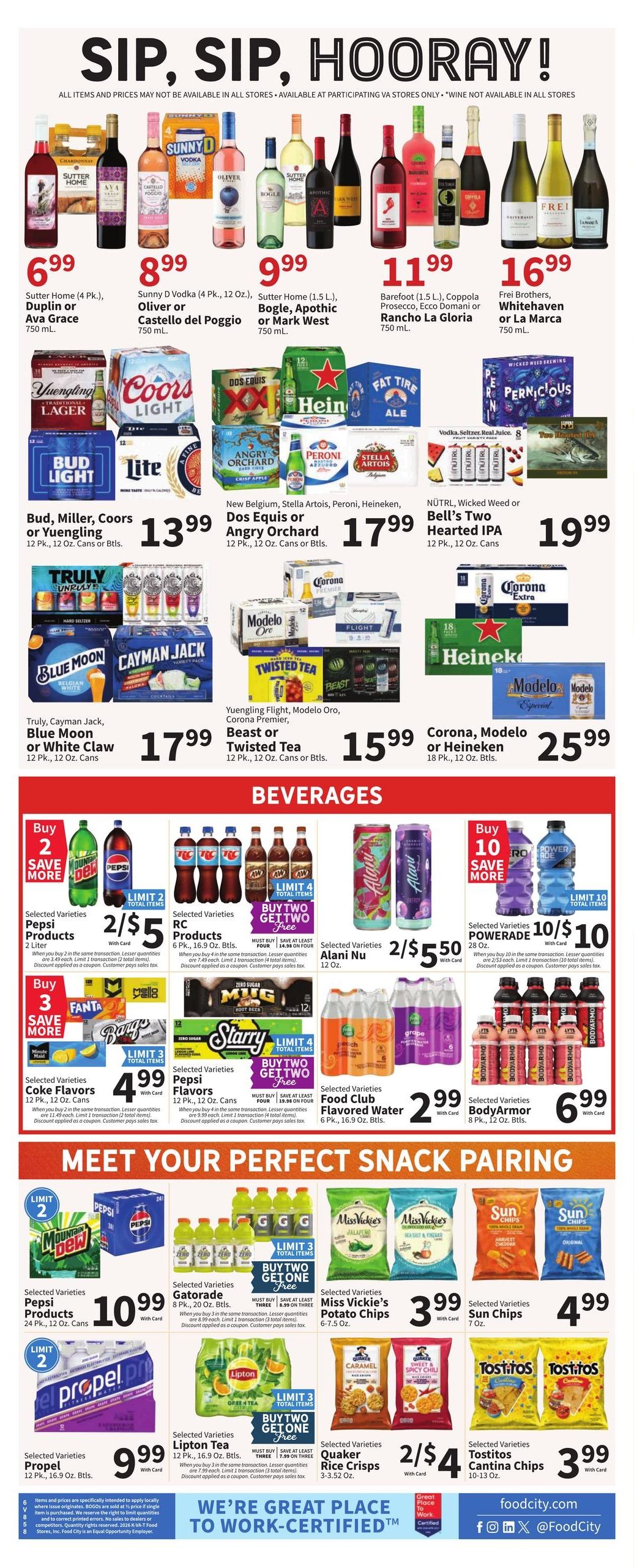 FoodCity (Pulaski Area, VA) Weekly Ad September 2 - 8, 2026