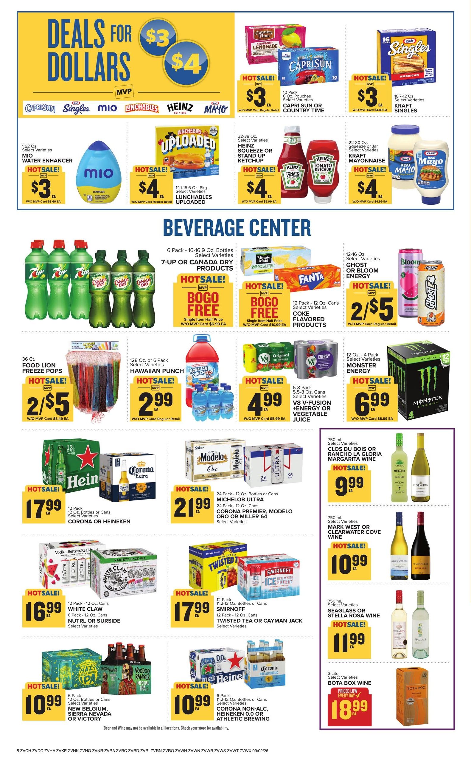 Food Lion (Hot Springs Area, VA) Weekly Ad September 2 - 8, 2026