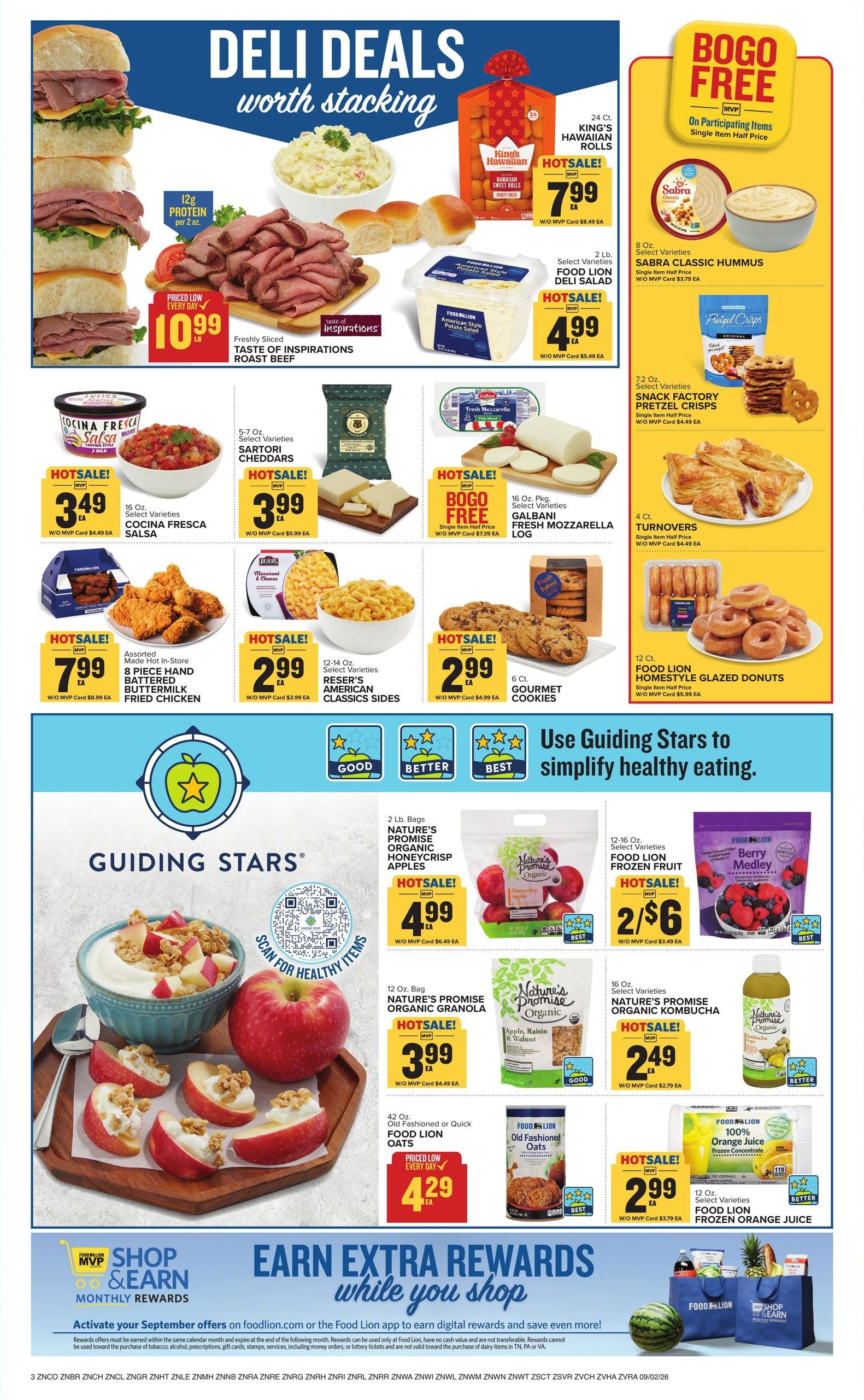 Food Lion (Newport Area, NC) Weekly Ad September 2 - 8, 2026