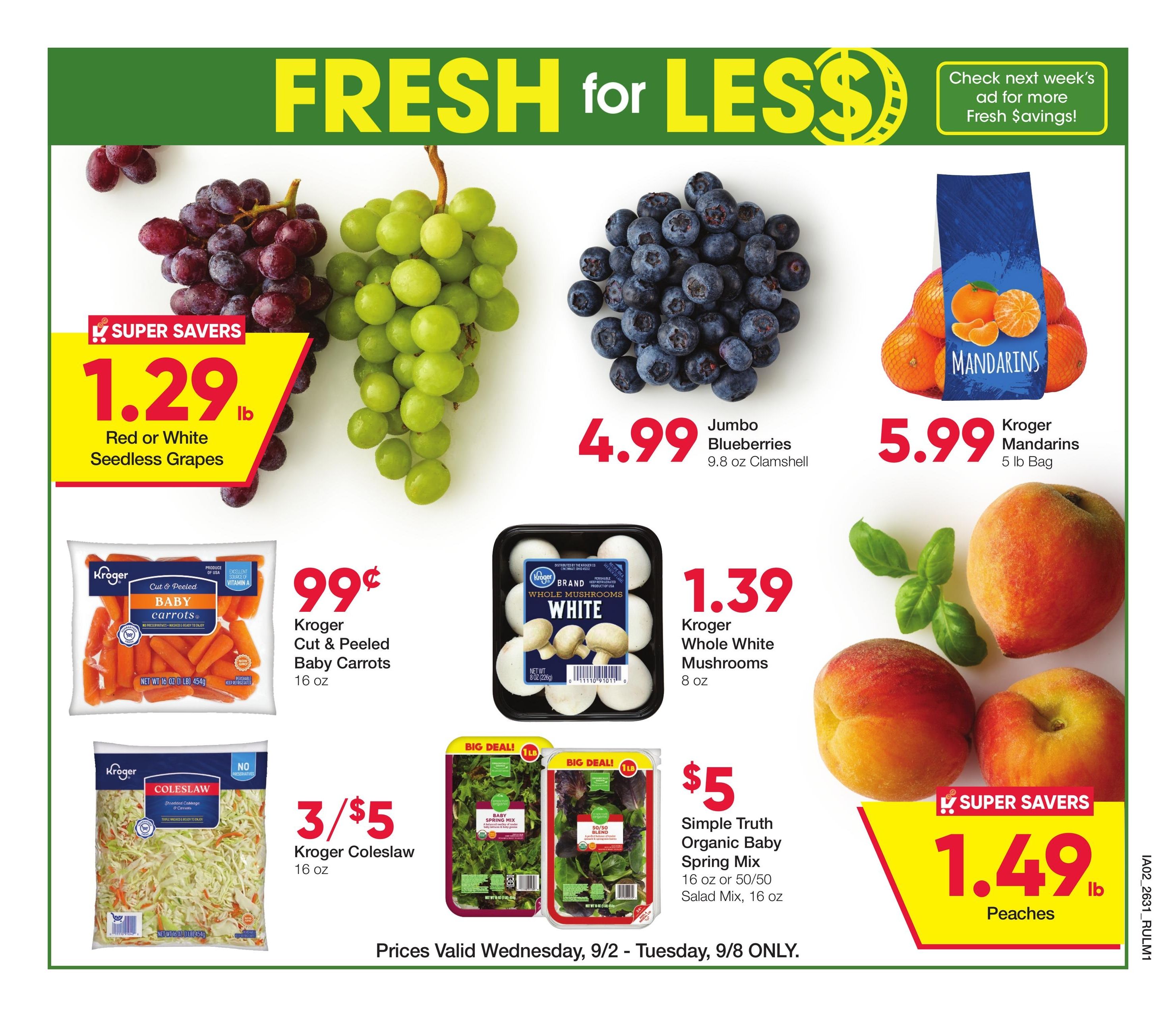 Ruler Foods (Edgewood Area, IL) Weekly Ad September 2 - 15, 2026