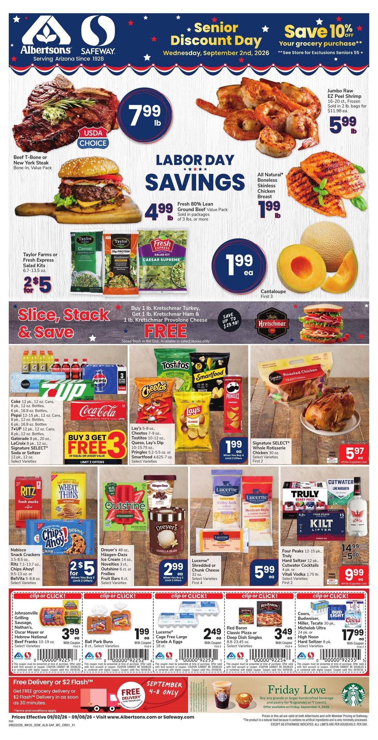 Safeway (Apache Junction Area, AZ) Weekly Ad September 2 - 8, 2026