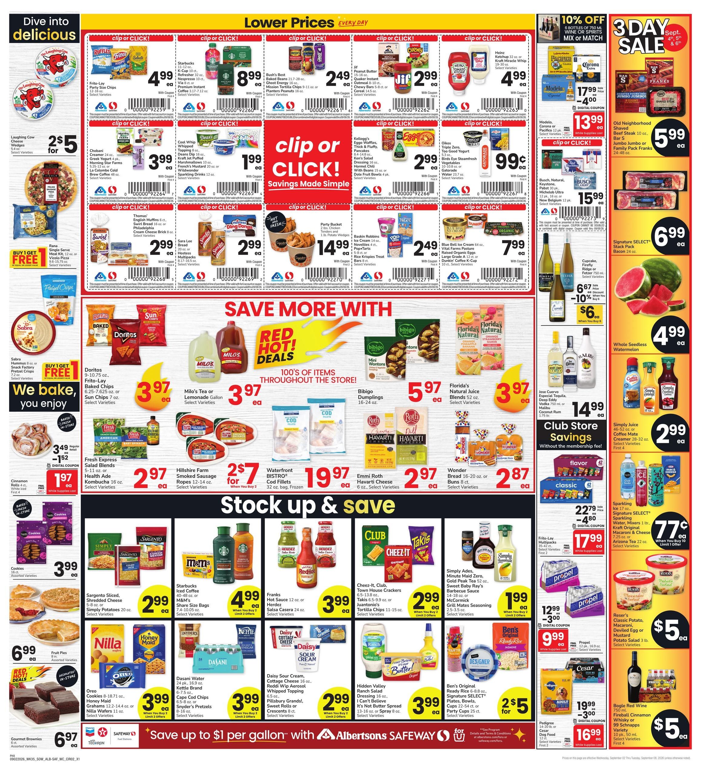 Safeway (Apache Junction Area, AZ) Weekly Ad September 2 - 8, 2026