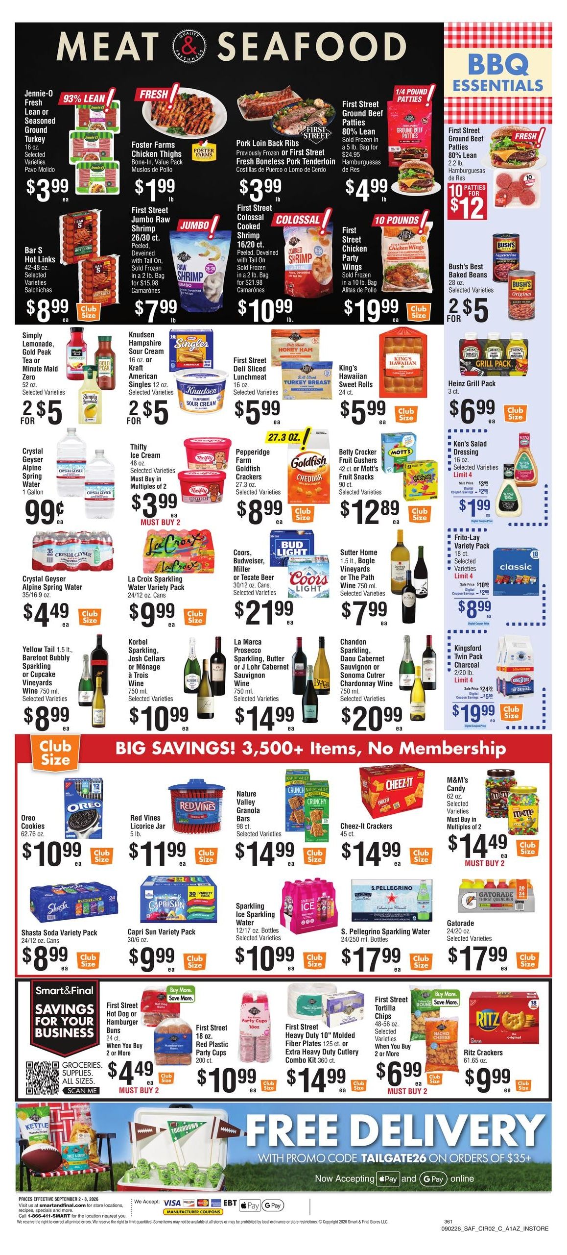 Smart & Final Weekly Ad September 2 - 8, 2026