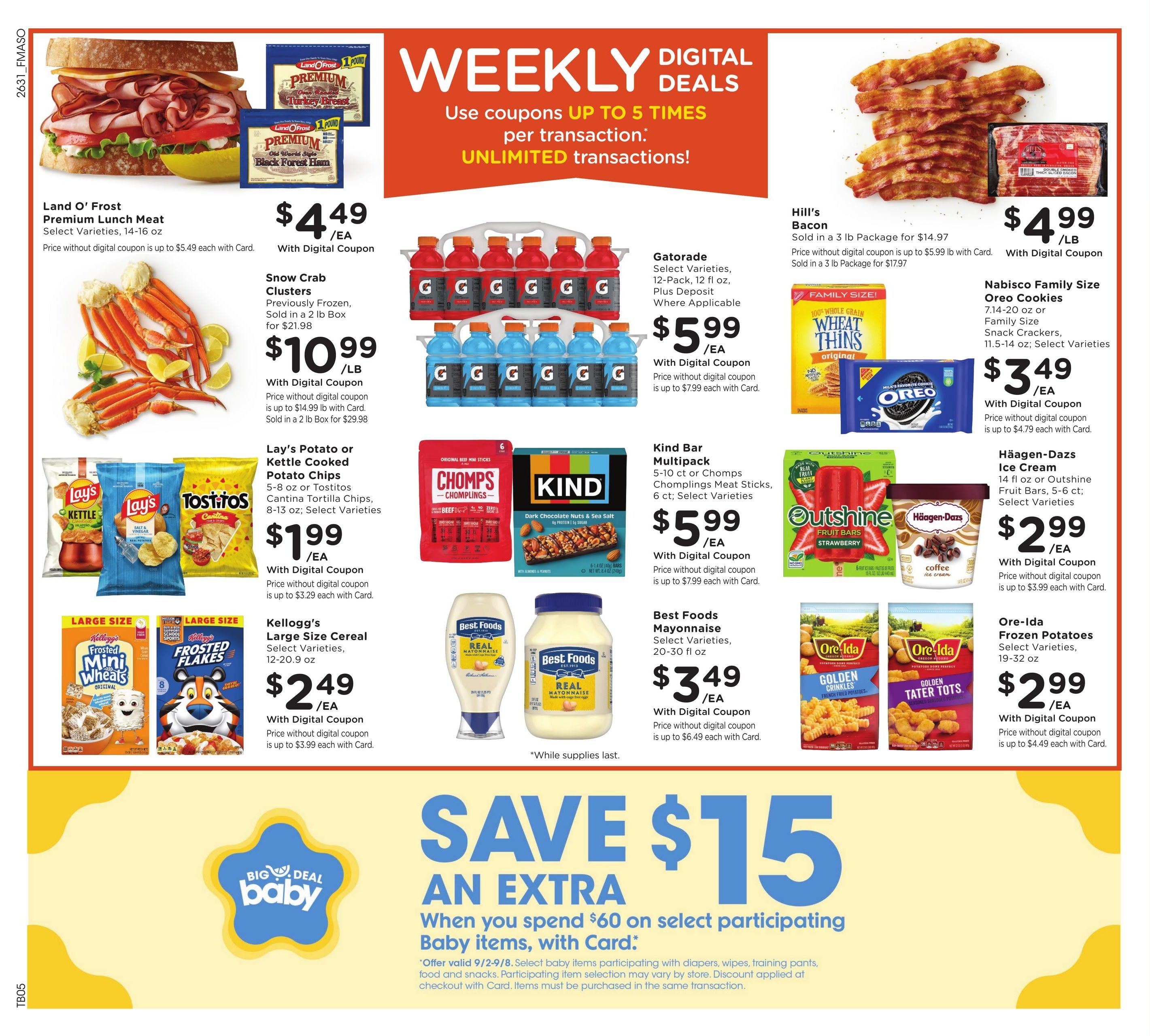 Fred Meyer (Portland Area, OR) Weekly Ad September 2 - 8, 2026