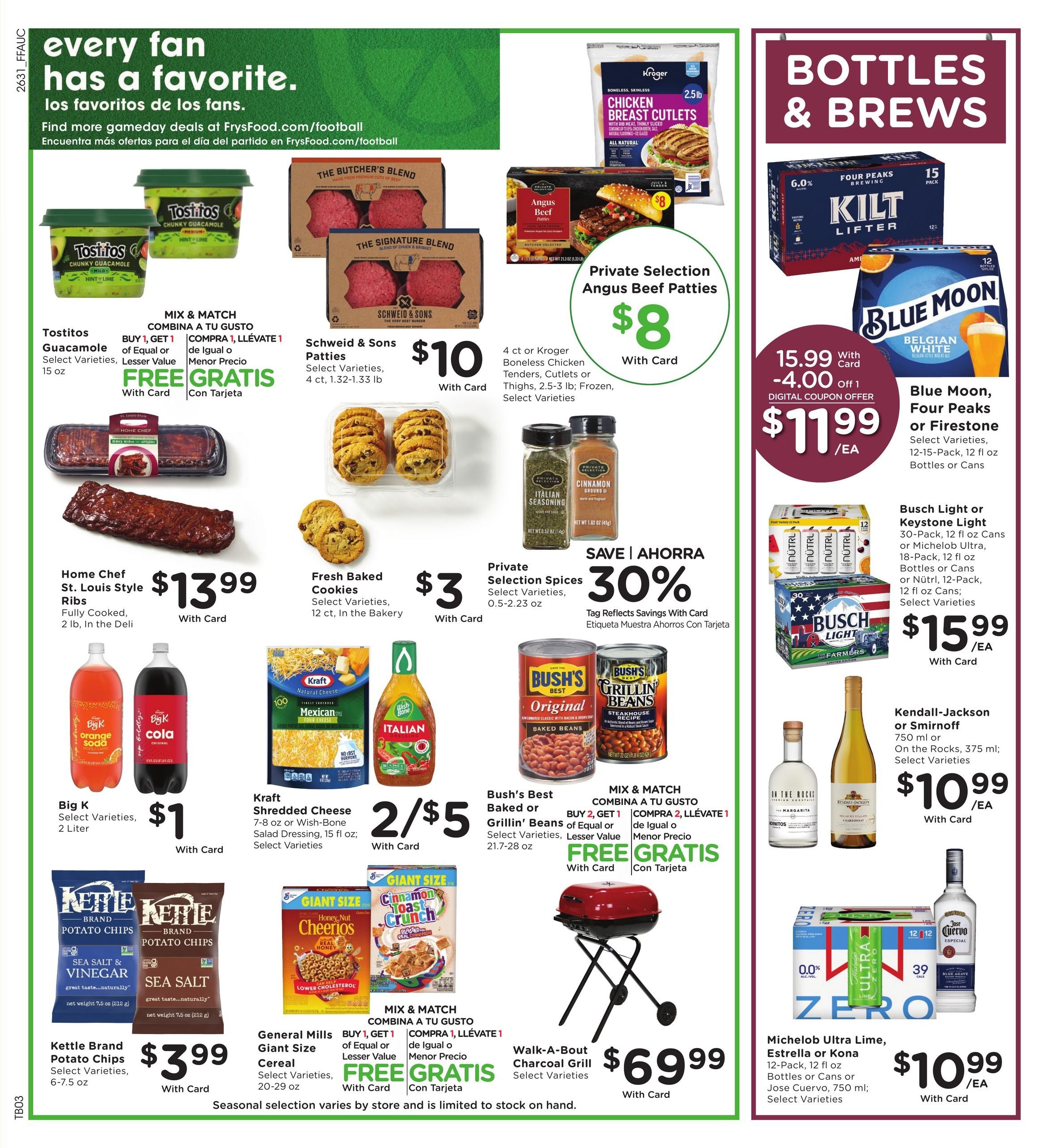 Fry's Food Stores (Avondale Area, AZ) Weekly Ad September 2 - 8, 2026