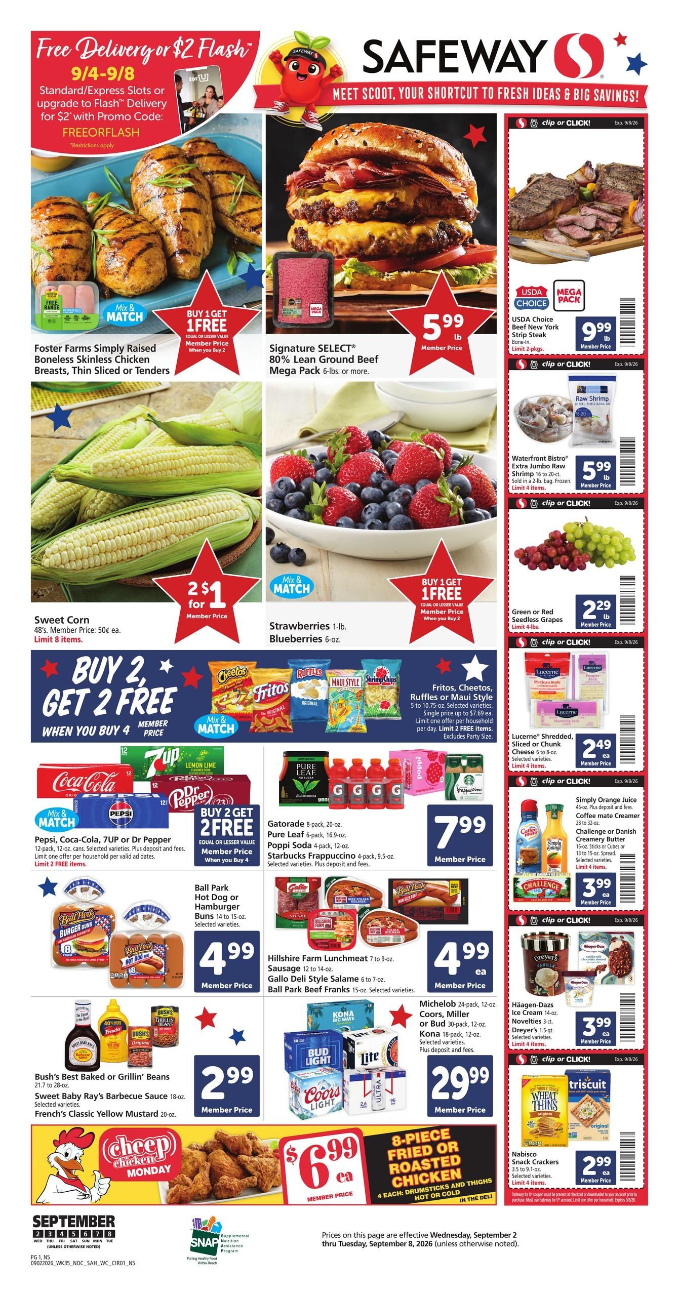 Safeway (Aiea Area, HI) Weekly Ad September 2 - 8, 2026