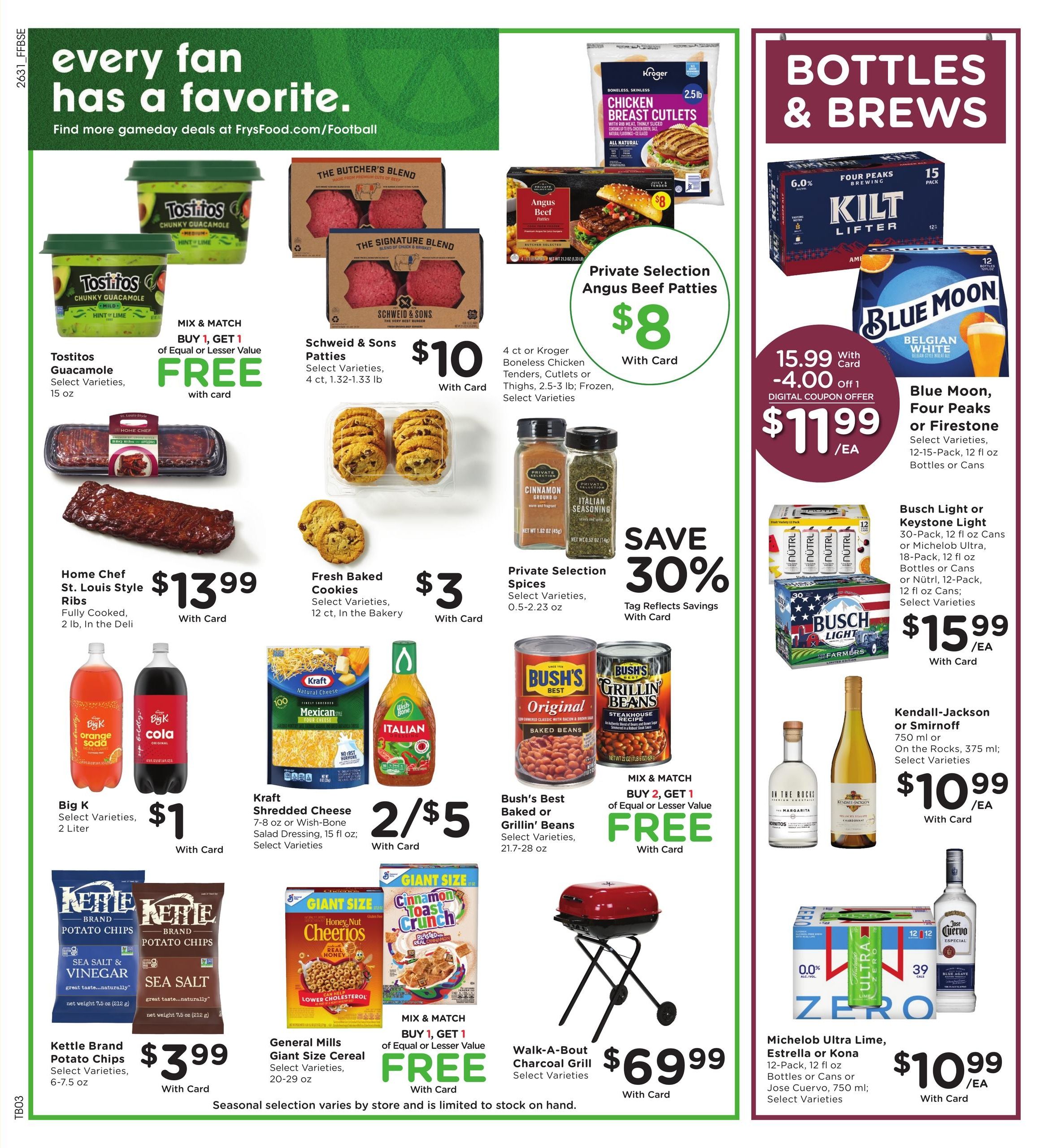 Fry's Food Stores (Parks Area, AZ) Weekly Ad September 2 - 8, 2026