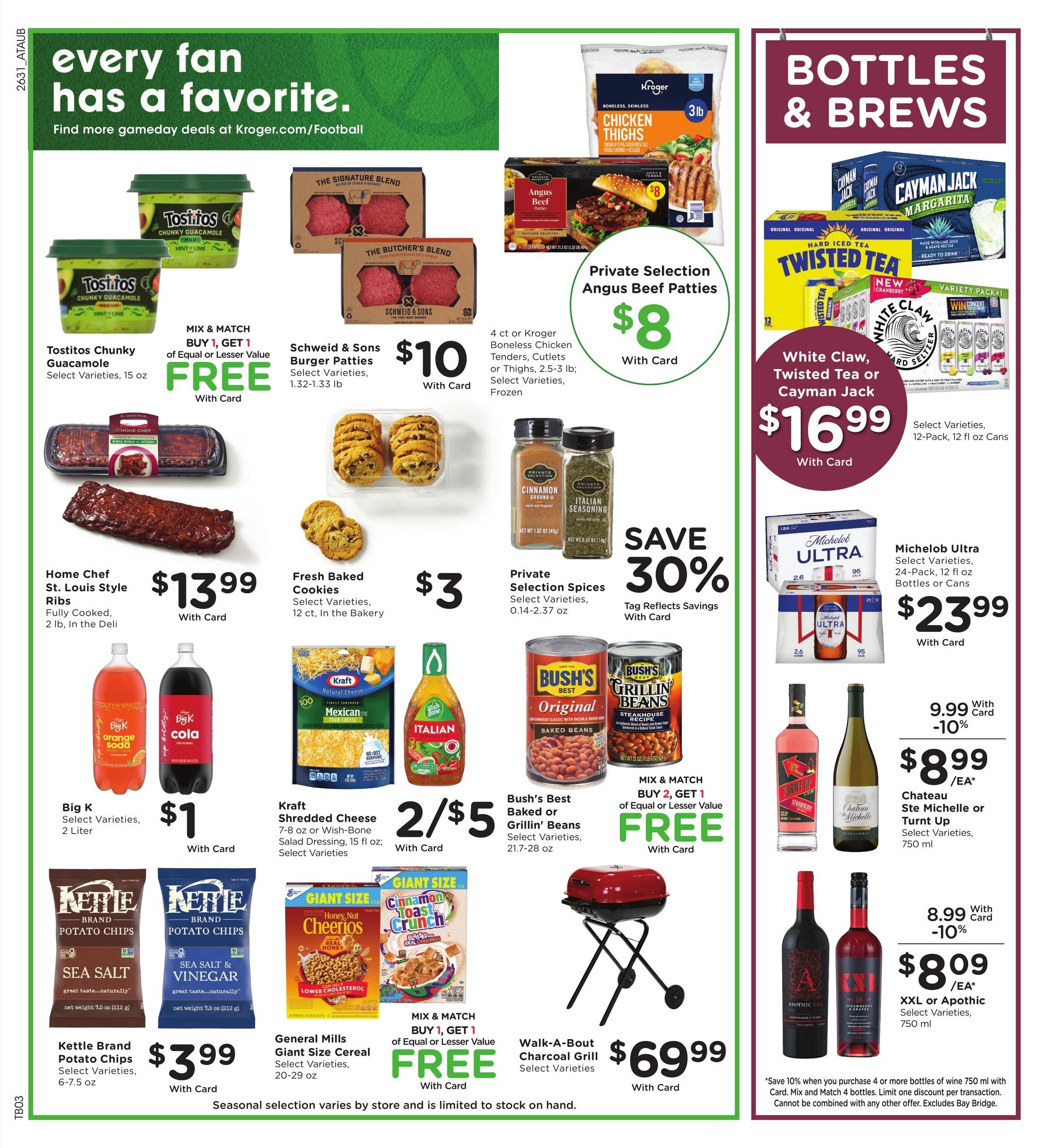Kroger (Phenix City-Smiths Station Area, AL) Weekly Ad September 2 - 8, 2026