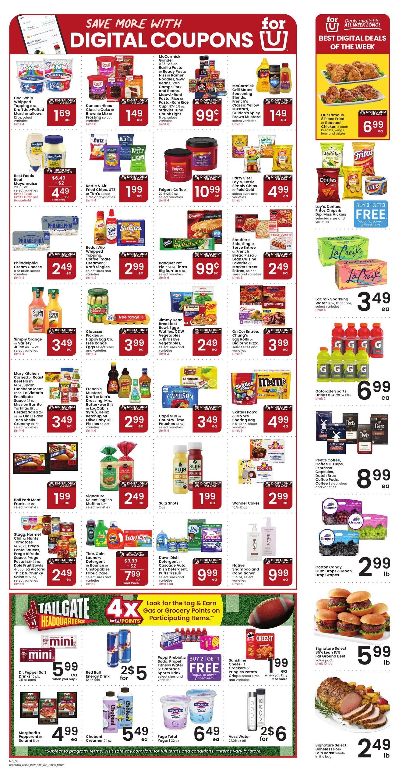 Safeway (Grand Junction Area, CO) Weekly Ad September 2 - 8, 2026