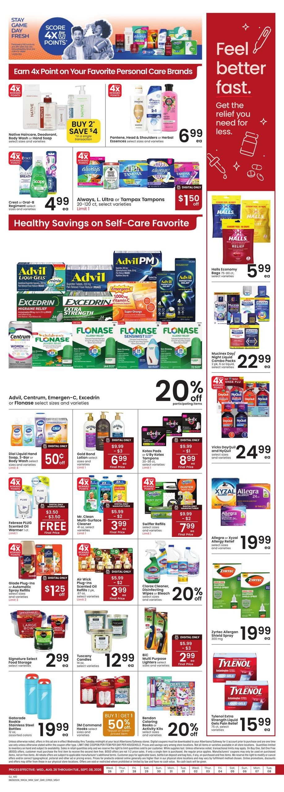 Safeway (Grand Junction Area, CO) Weekly Ad September 2 - 8, 2026