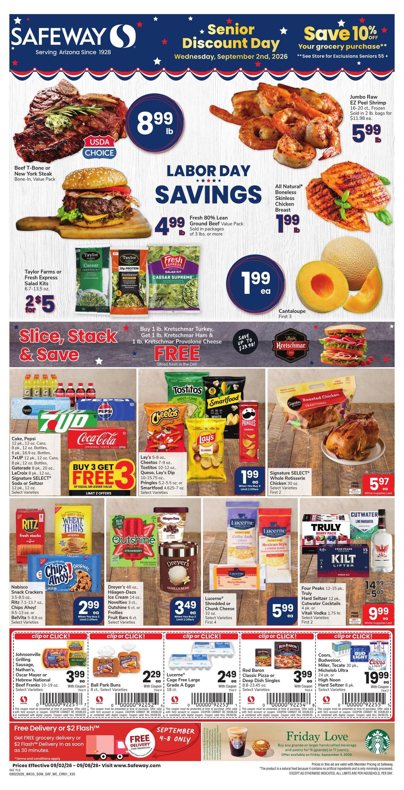 Safeway (Heber Area, AZ) Weekly Ad September 2 - 8, 2026