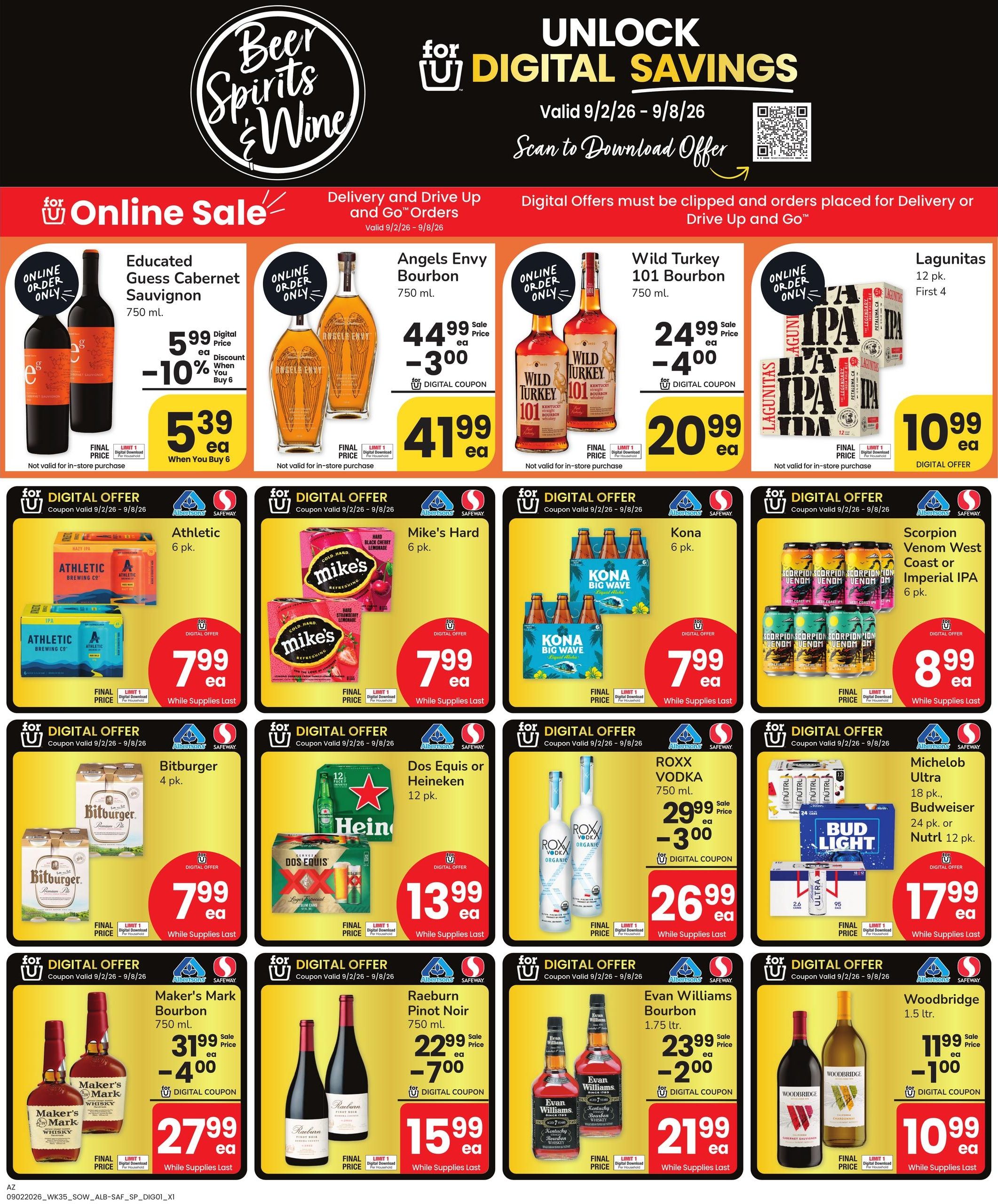 Safeway (Heber Area, AZ) Weekly Ad September 2 - 8, 2026