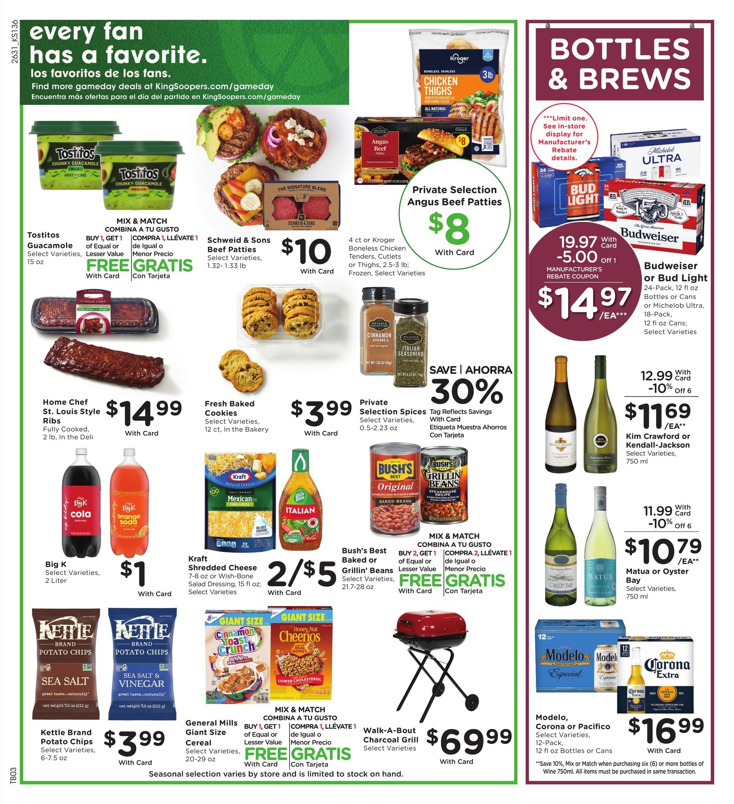 King Soopers (Aurora Area, CO) Weekly Ad September 2 - 8, 2026