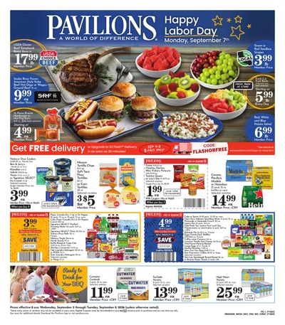 Pavilions (Chula Vista Area, CA) Weekly Ad September 2 - 8, 2026