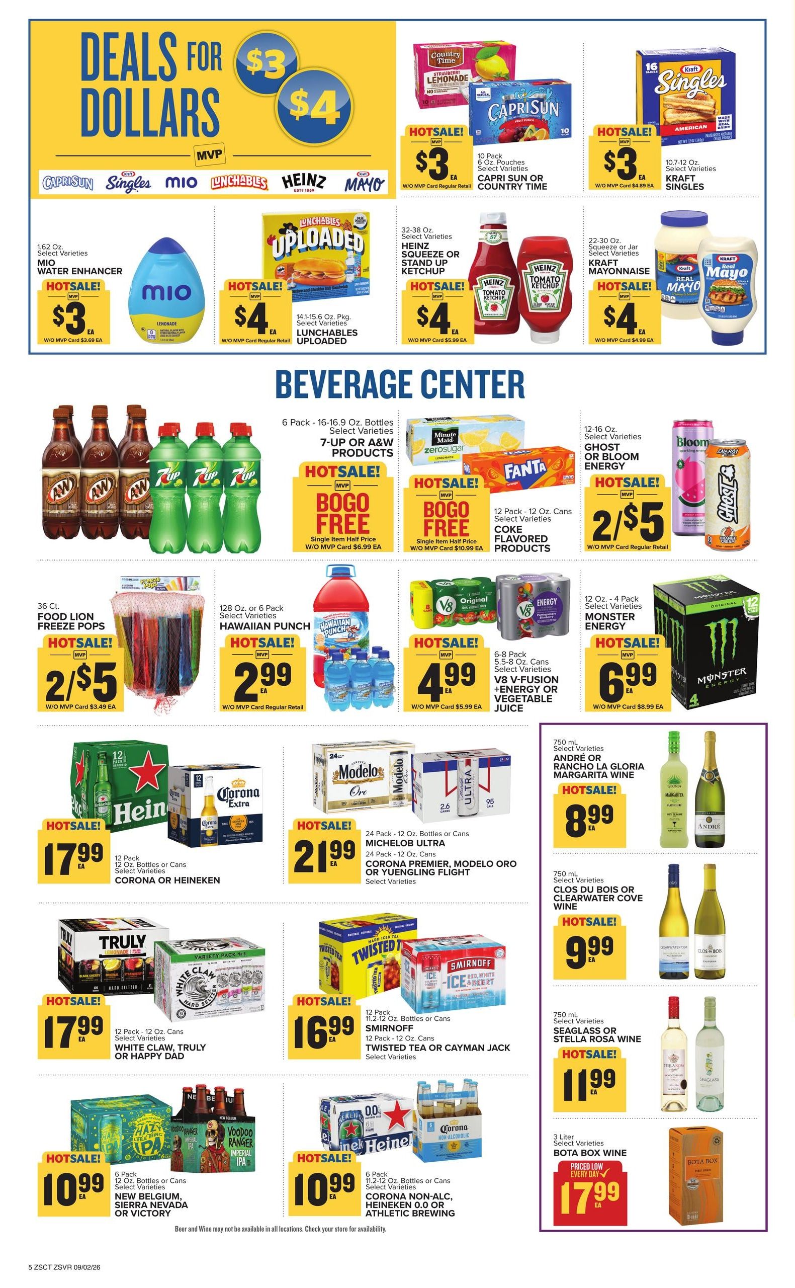 Food Lion (Blackstock-Richburg Area, SC) Weekly Ad September 2 - 8, 2026