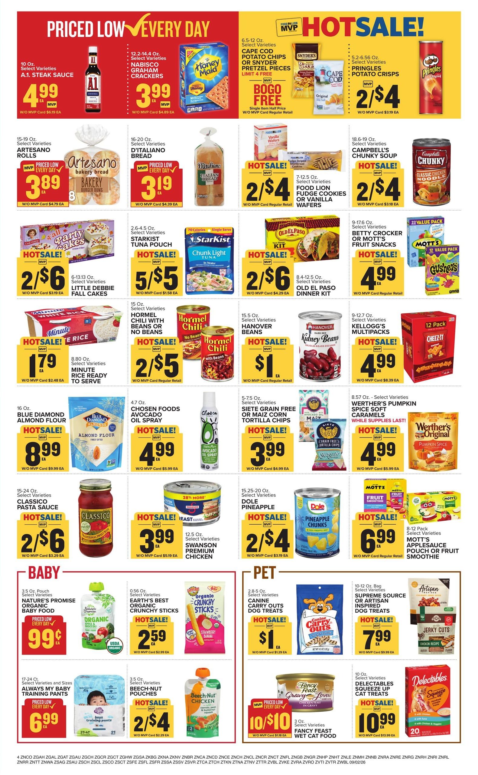 Food Lion (Blackstock-Richburg Area, SC) Weekly Ad September 2 - 8, 2026