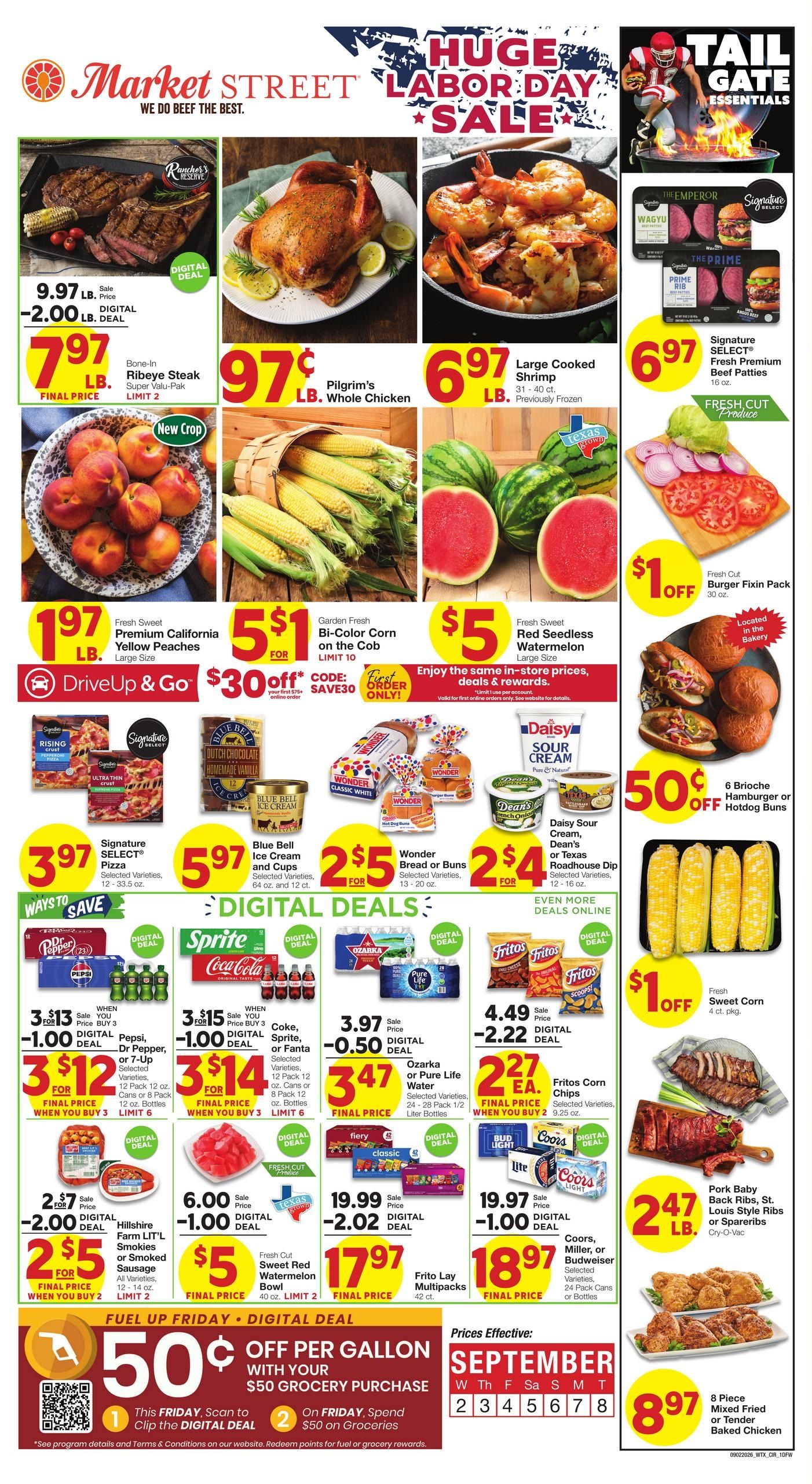 Market Street (Allen Area, TX) Weekly Ad September 2 - 8, 2026