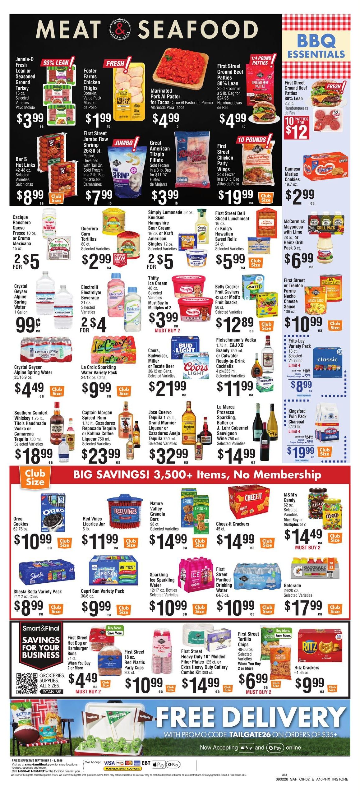 Smart & Final Weekly Ad September 2 - 8, 2026
