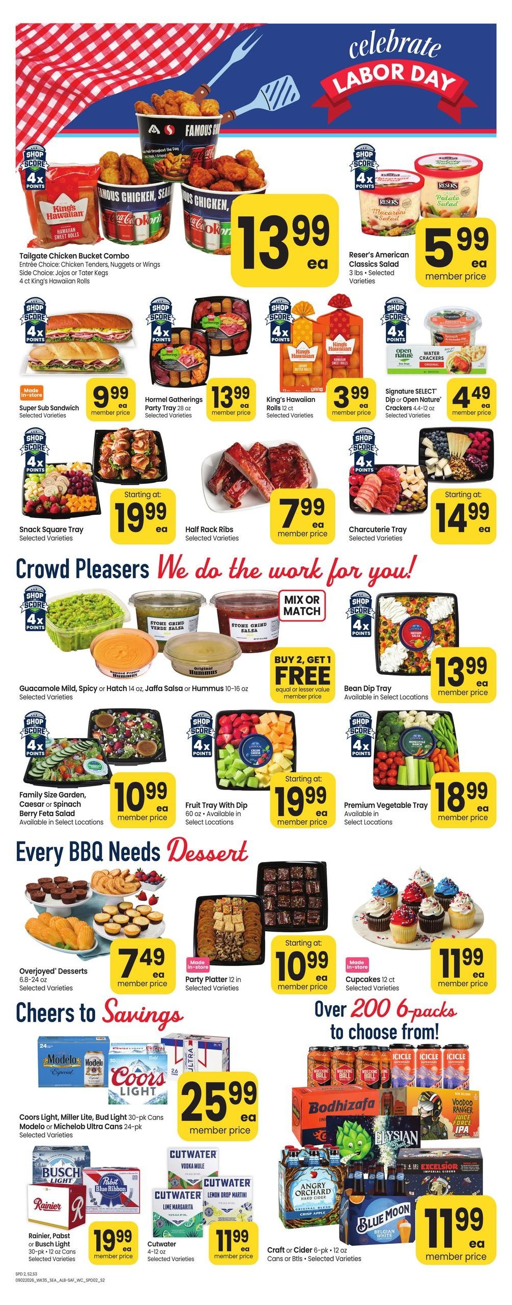 Safeway (Cashmere Area, WA) Weekly Ad September 2 - 8, 2026