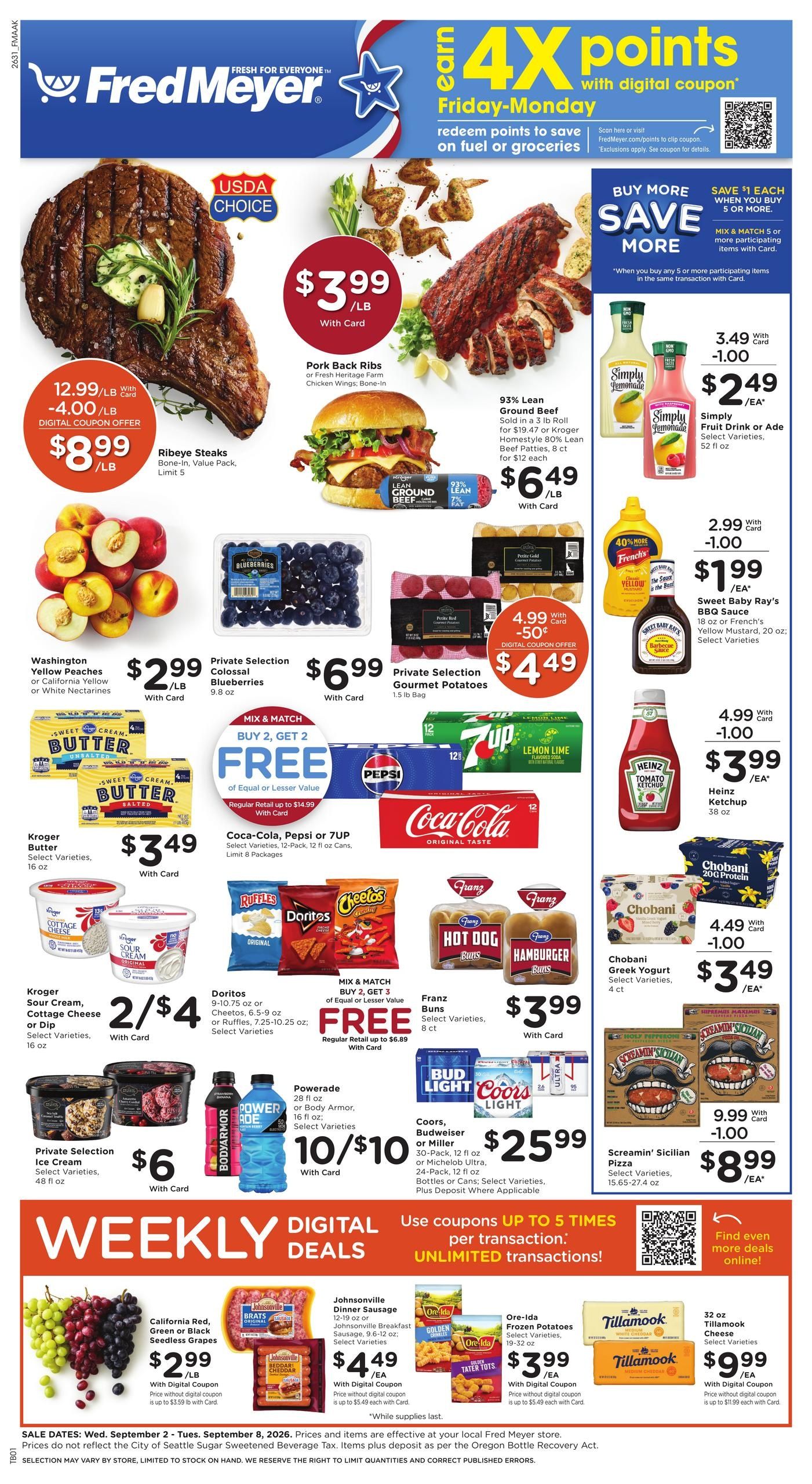 Fred Meyer (Anchorage Area, AK) Weekly Ad September 2 - 8, 2026