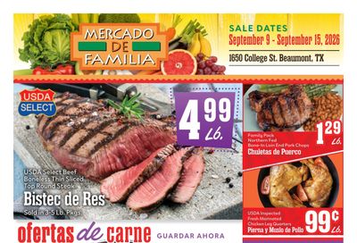 Mercado de Familia Weekly Ad September 9 - 15, 2026