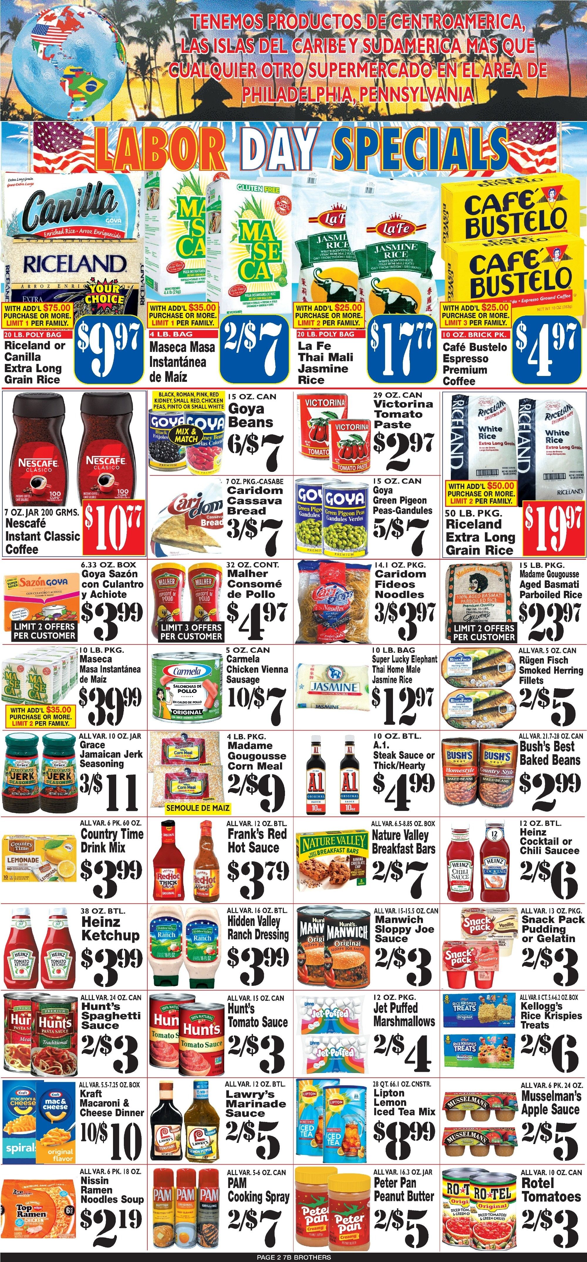 7 Brothers Supermarket Weekly Ad September 1 - 15, 2026