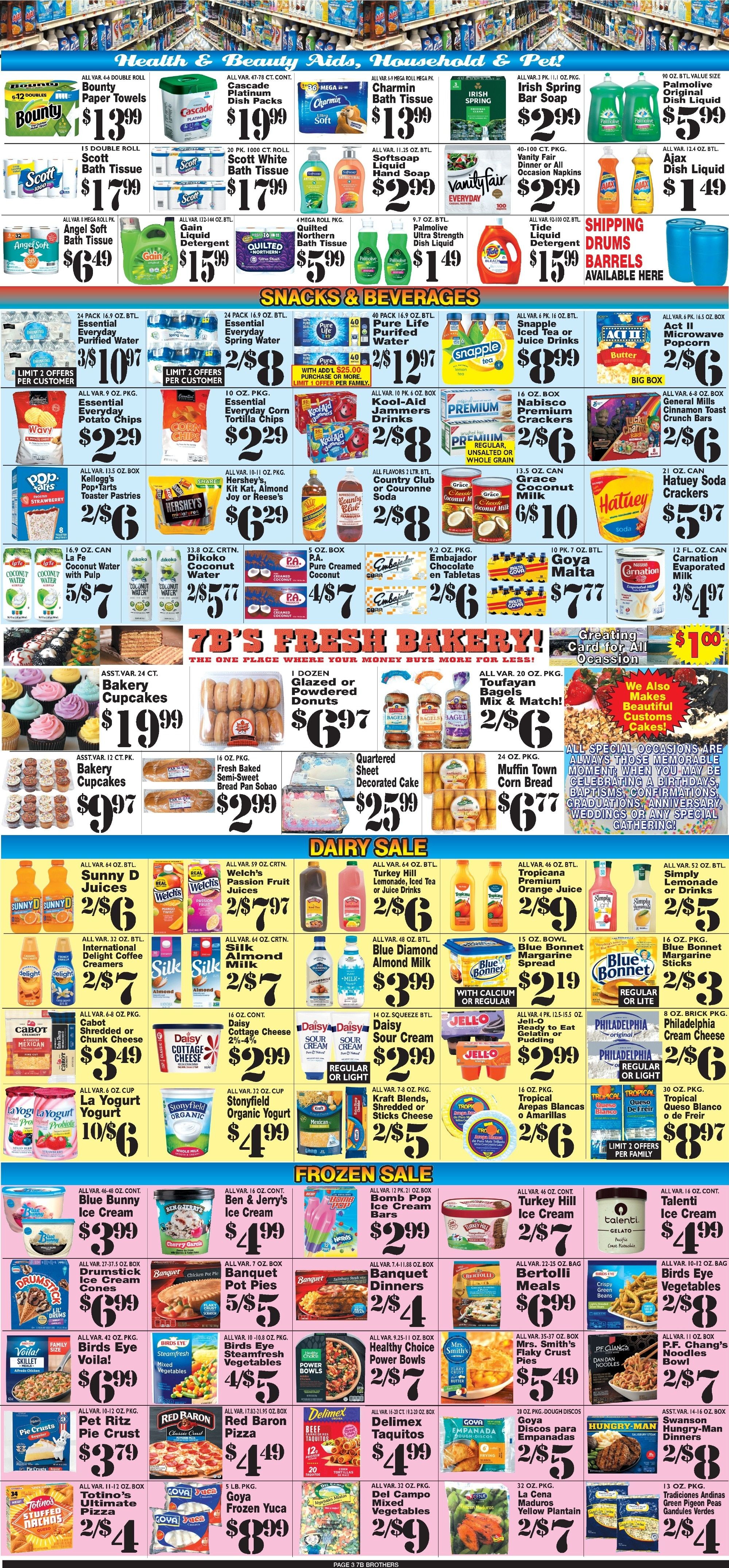 7 Brothers Supermarket Weekly Ad September 1 - 15, 2026
