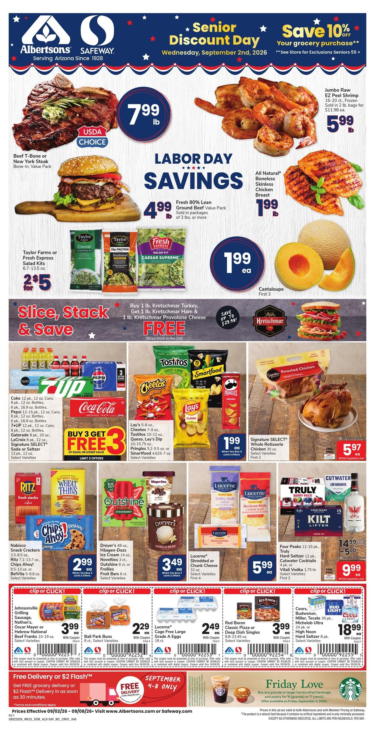 Safeway (Bullhead City Area, AZ) Weekly Ad September 2 - 8, 2026