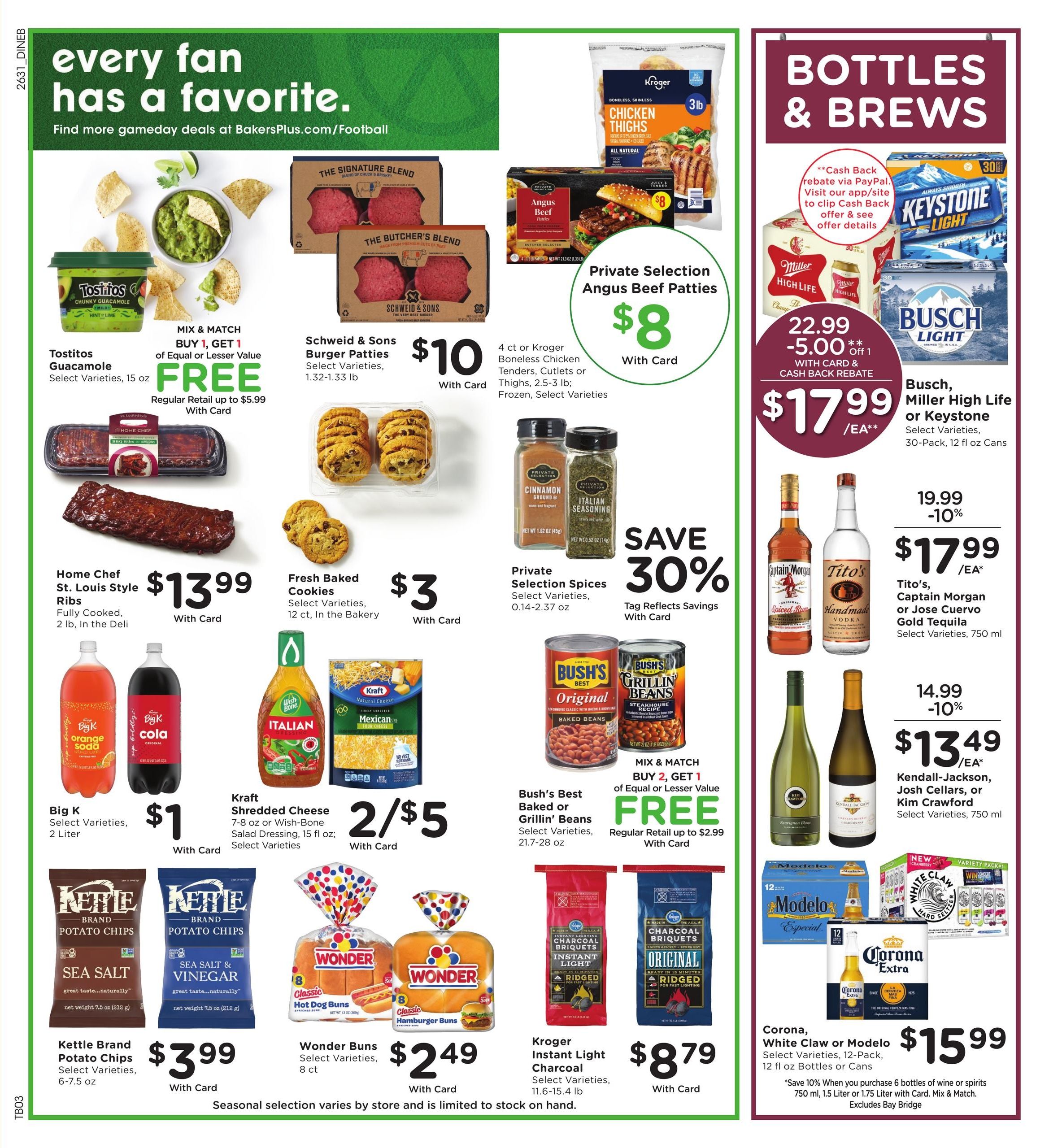 Baker's (Council Bluffs Area, IA) Weekly Ad September 2 - 8, 2026