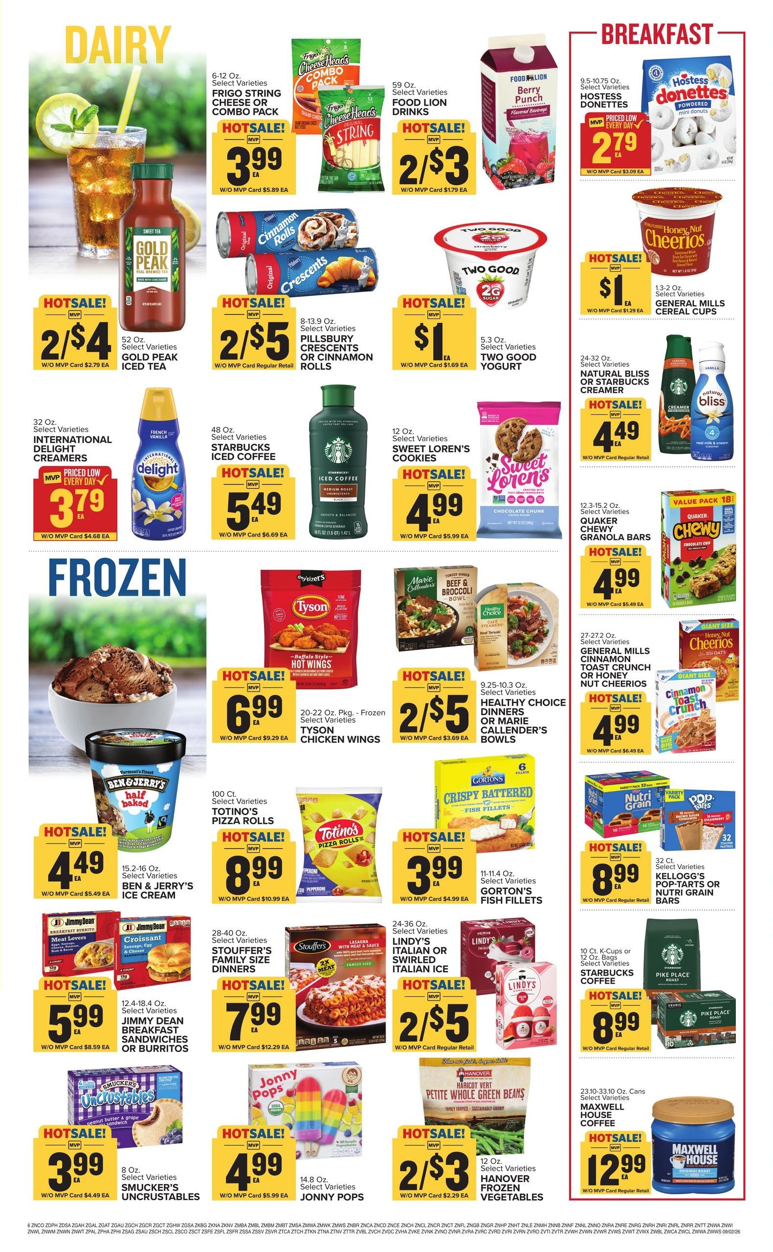 Food Lion (Ballentine Area, SC) Weekly Ad September 2 - 8, 2026