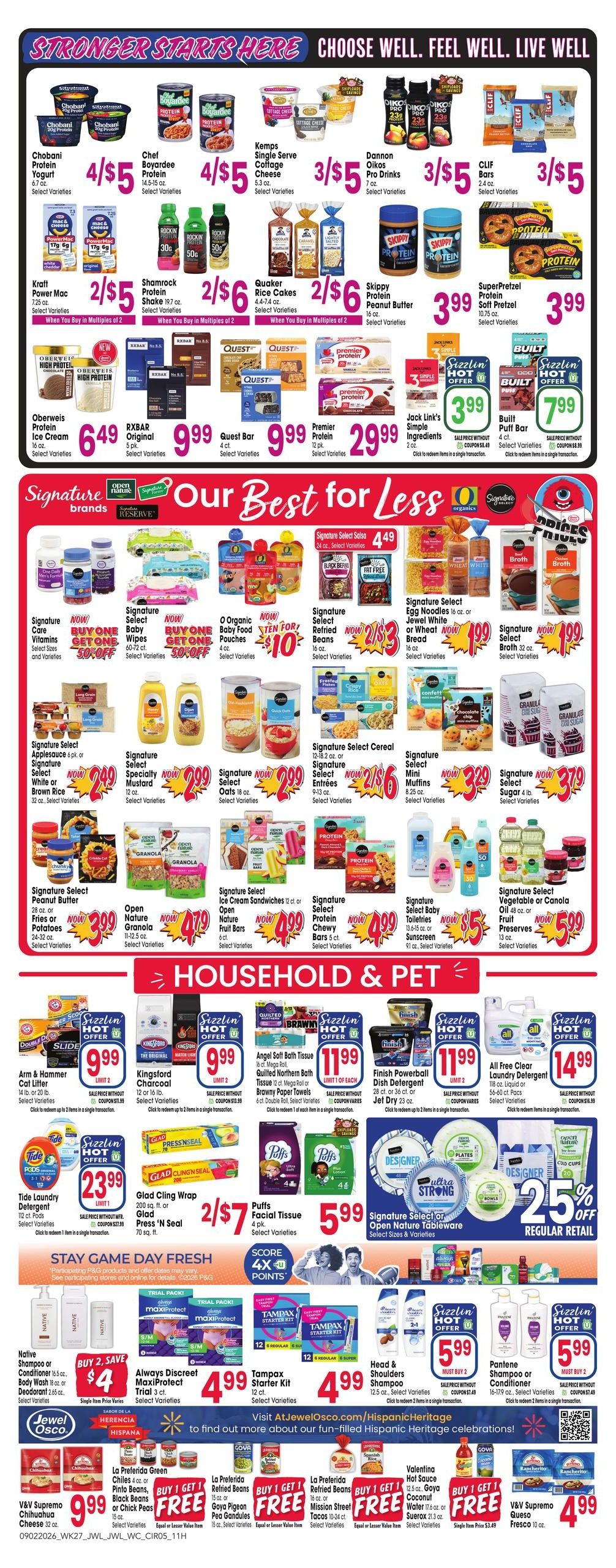 Jewel-Osco (Bellwood Area, IL) Weekly Ad September 2 - 8, 2026