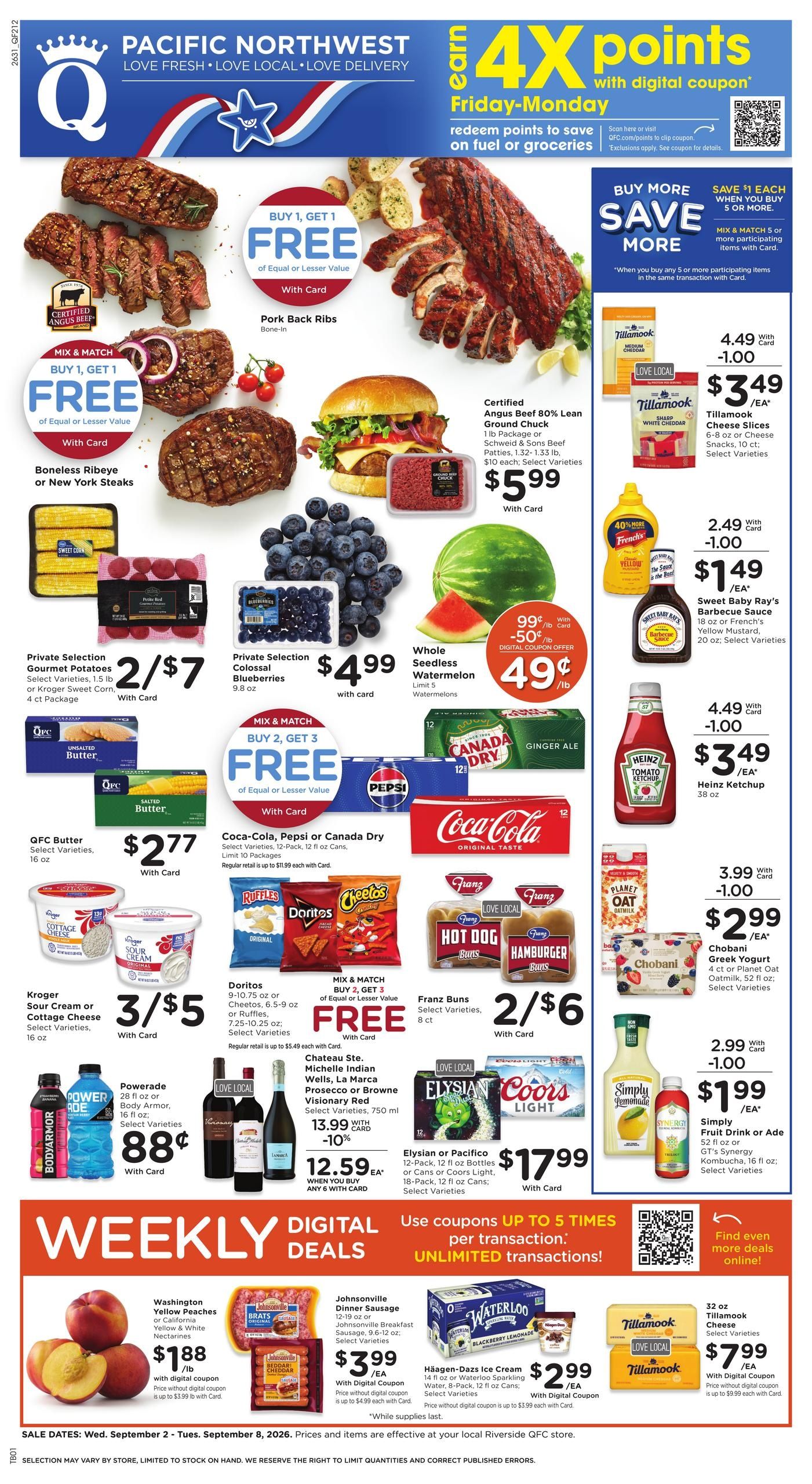 QFC (Gresham Area, OR) Weekly Ad September 2 - 8, 2026