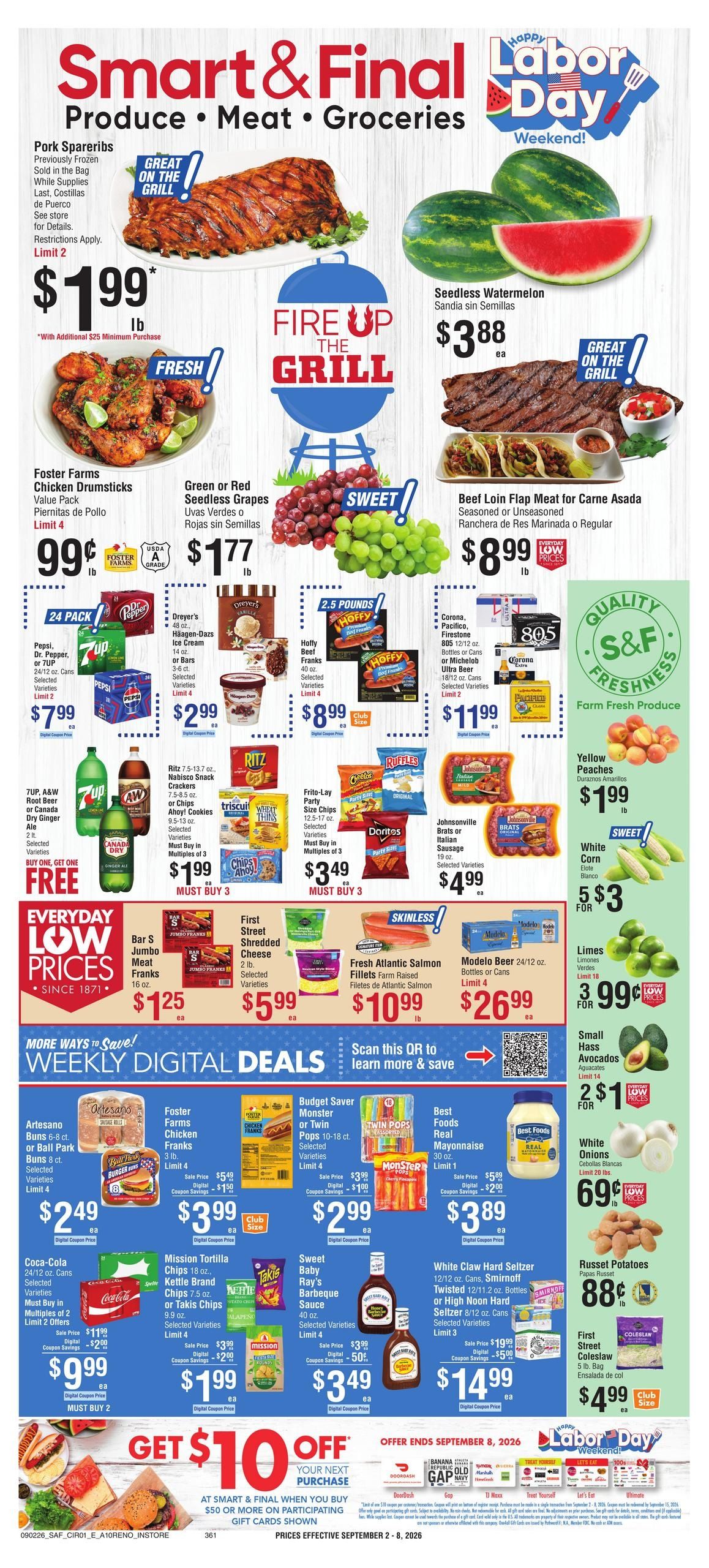Smart & Final Weekly Ad September 2 - 8, 2026