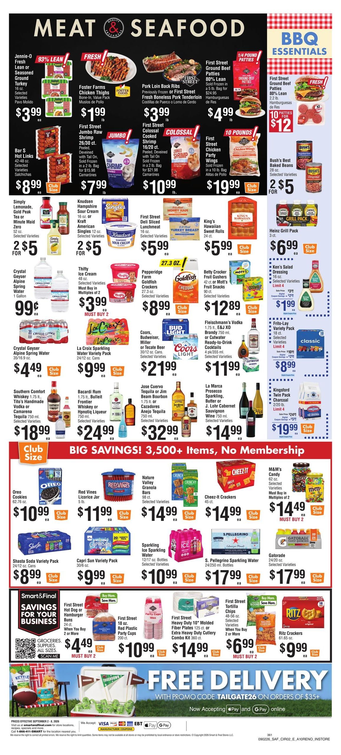 Smart & Final Weekly Ad September 2 - 8, 2026