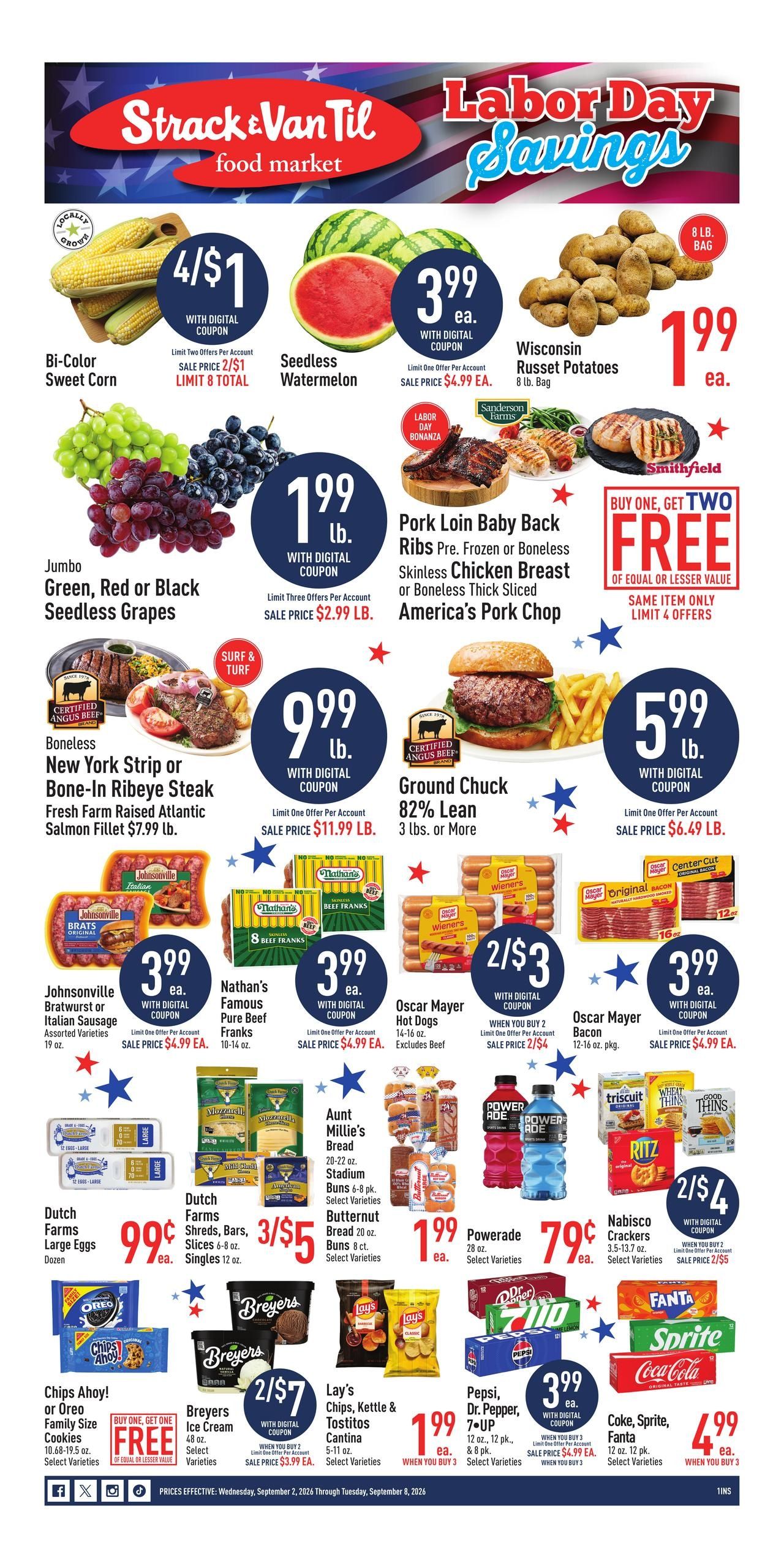 Strack & Van Til Weekly Ad September 2 - 8, 2026