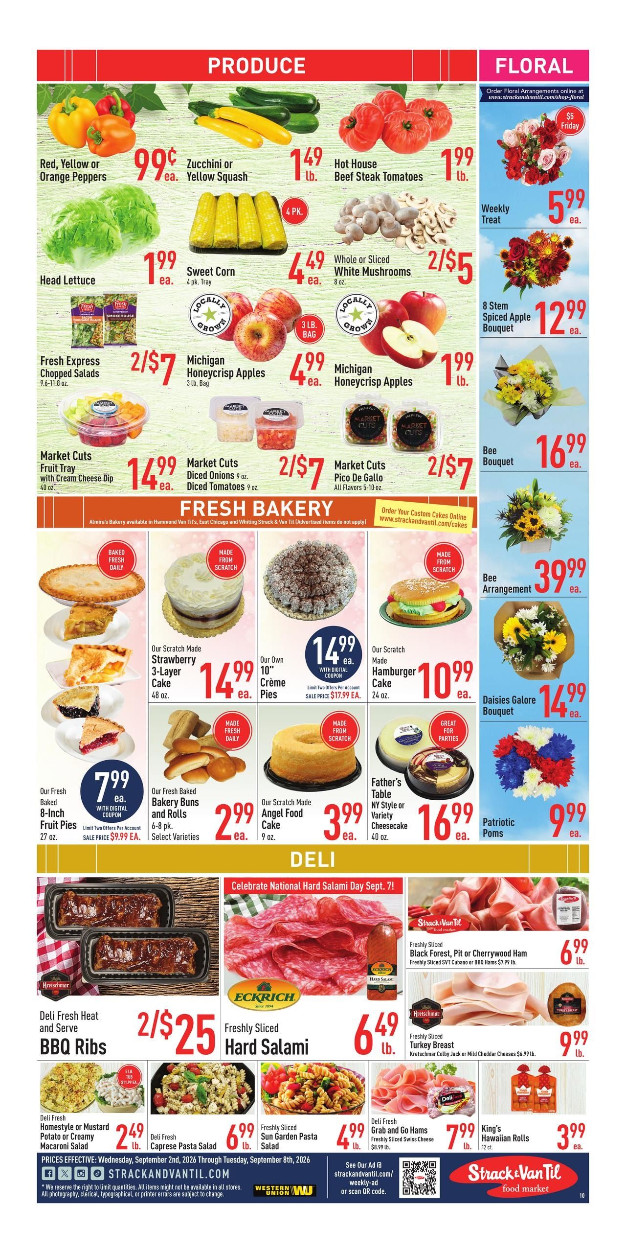 Strack & Van Til Weekly Ad September 2 - 8, 2026