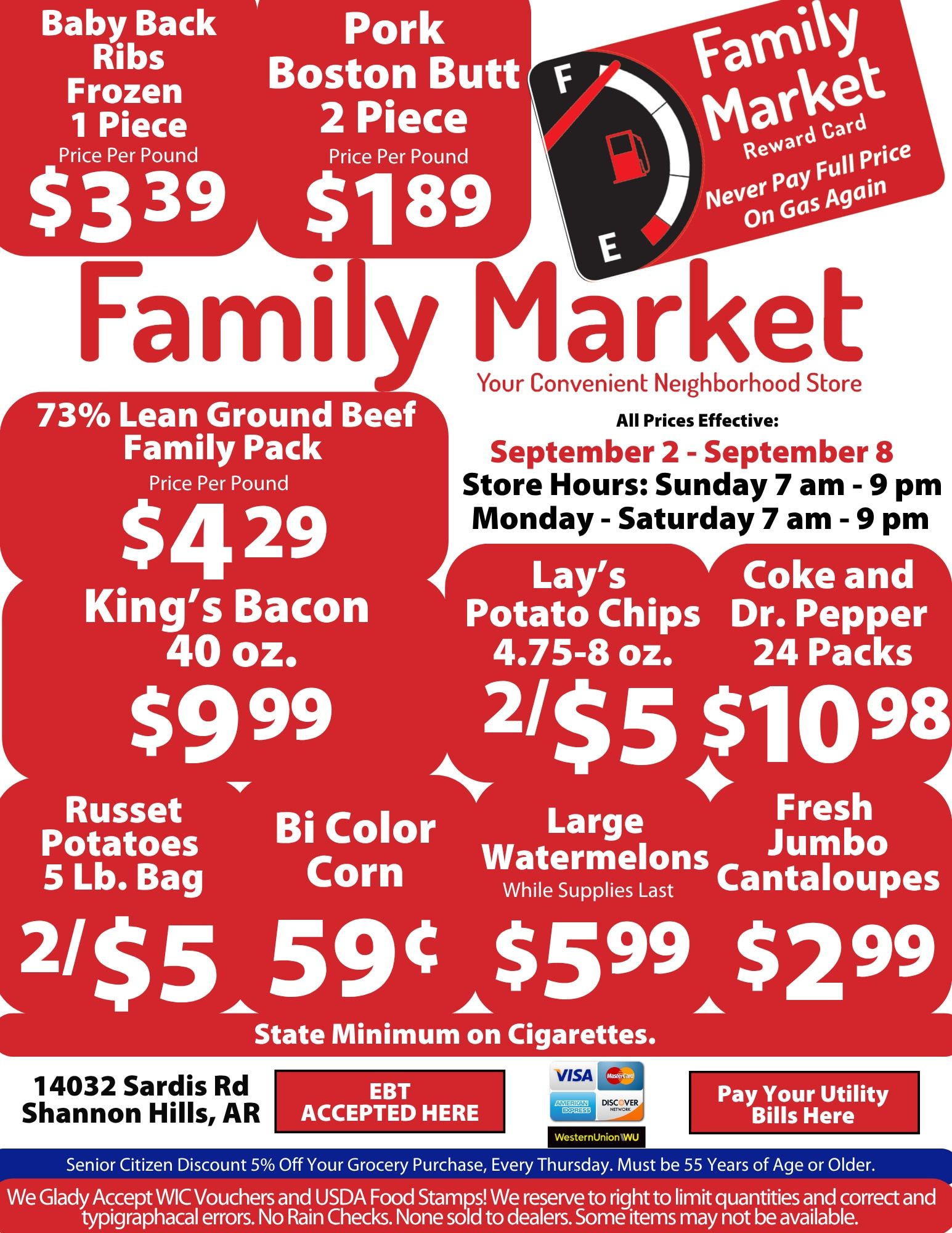 Family Market (Mabelvale, AR) Weekly Ad September 2 - 8, 2026