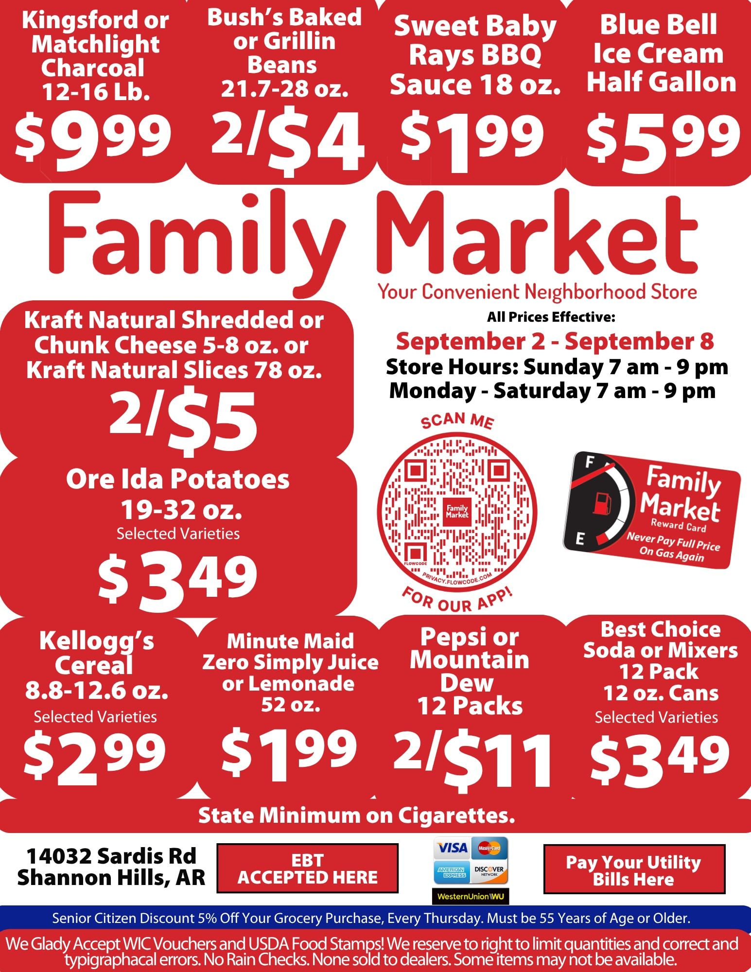Family Market (Mabelvale, AR) Weekly Ad September 2 - 8, 2026