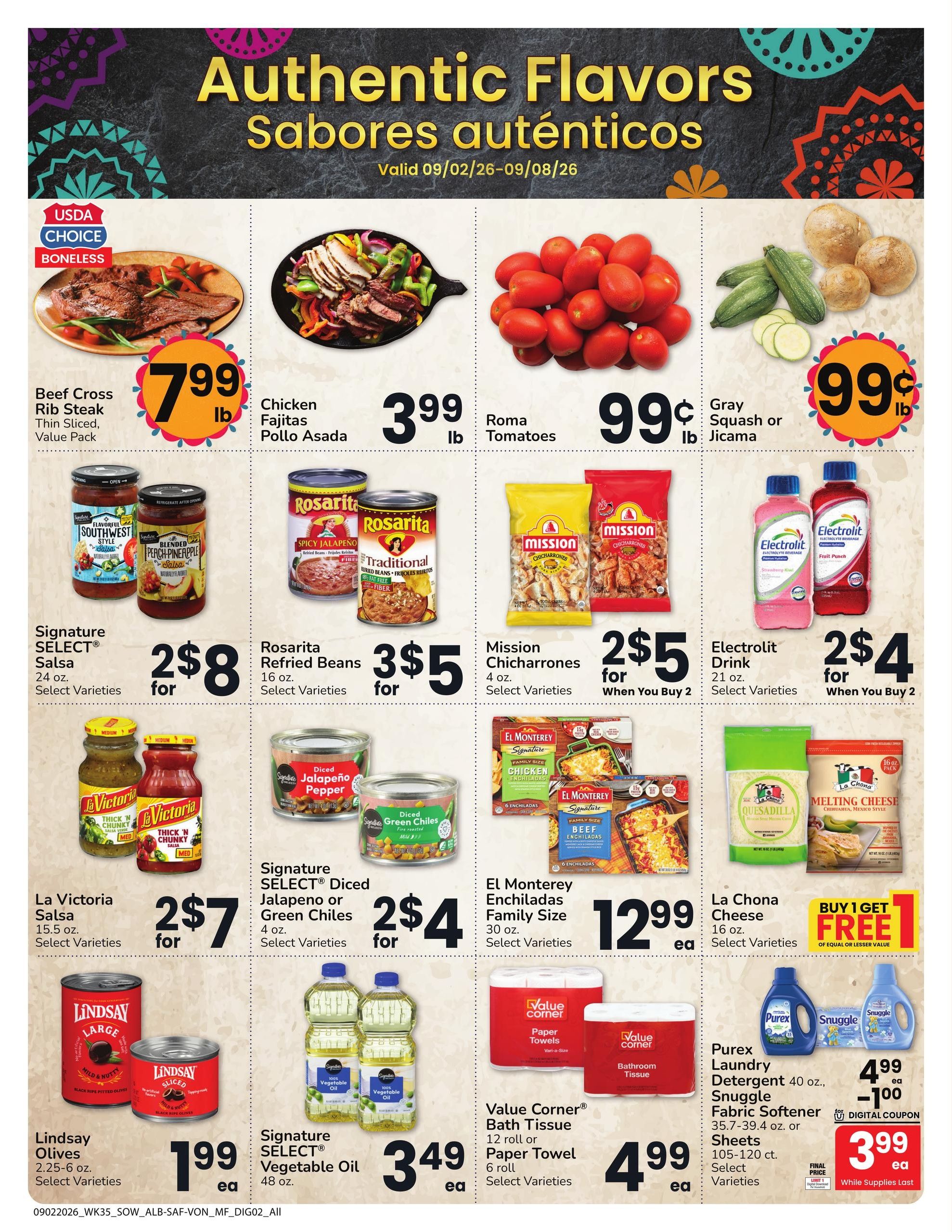 Safeway (Glendale Area, AZ) Weekly Ad September 2 - 8, 2026