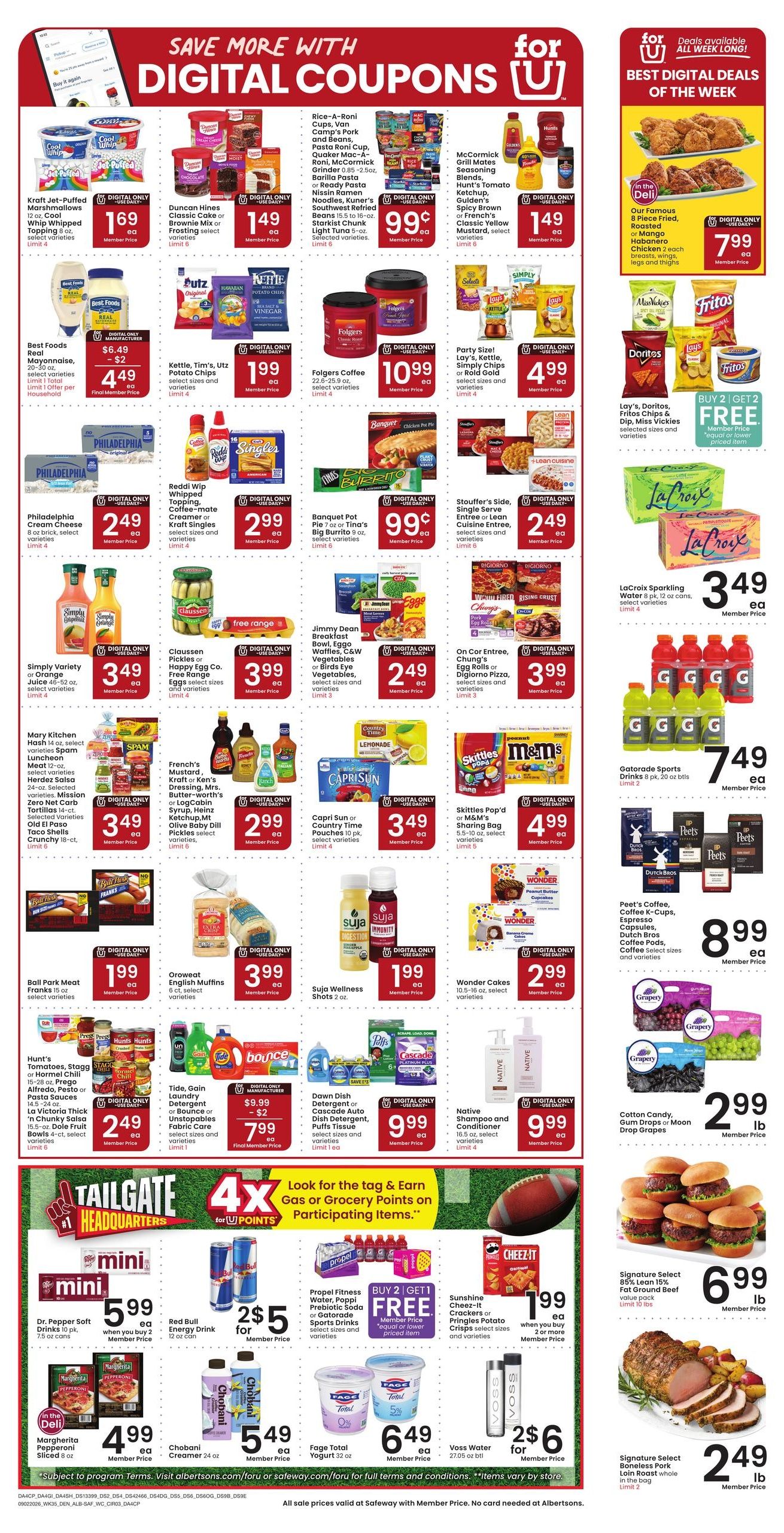 Safeway (Black Hawk Area, SD) Weekly Ad September 2 - 8, 2026