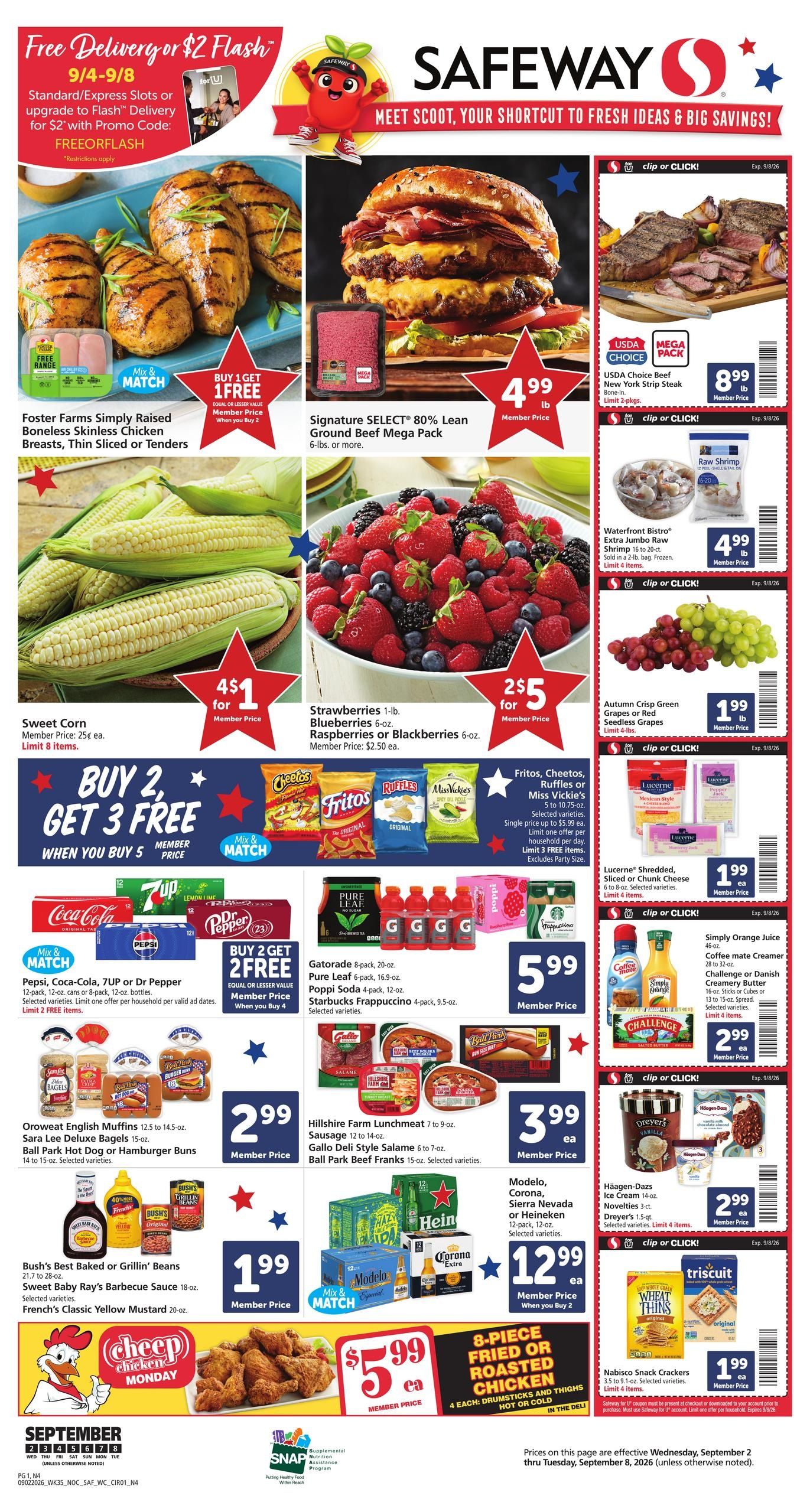 Safeway (Loyalton Area, CA) Weekly Ad September 2 - 8, 2026