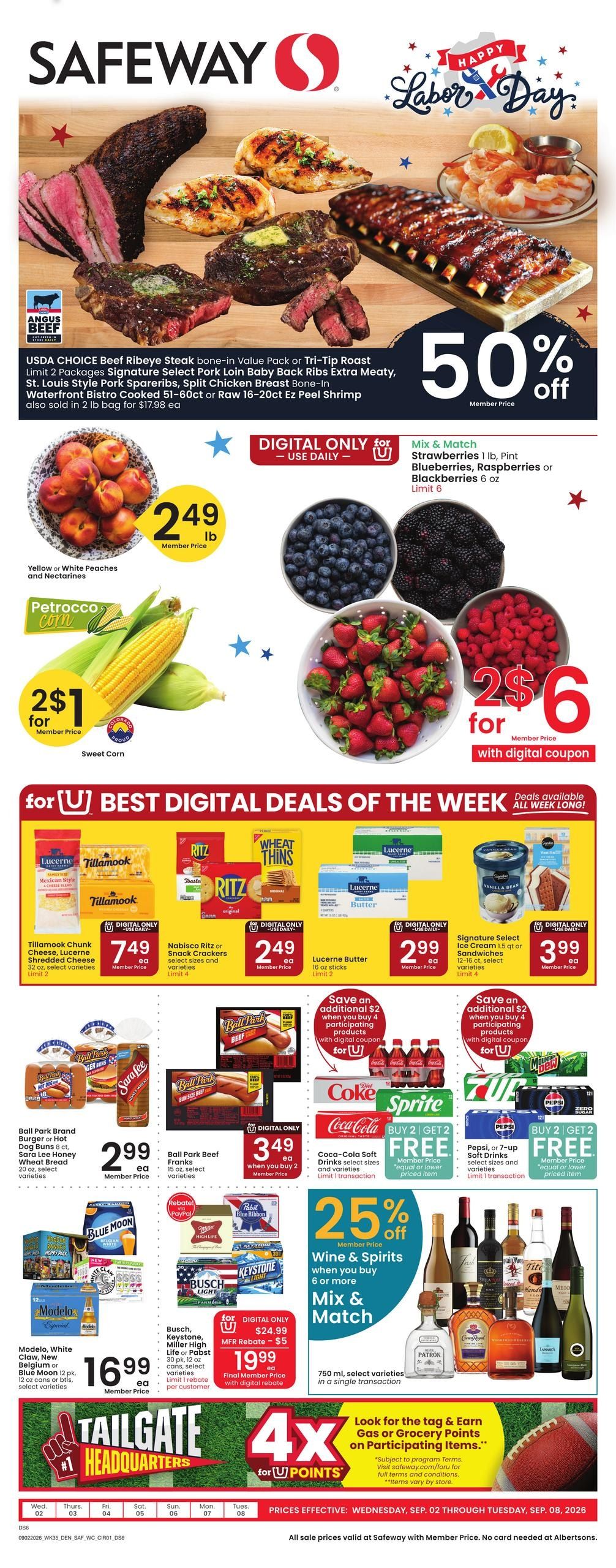 Safeway (Scottsbluff Area, NE) Weekly Ad September 2 - 8, 2026